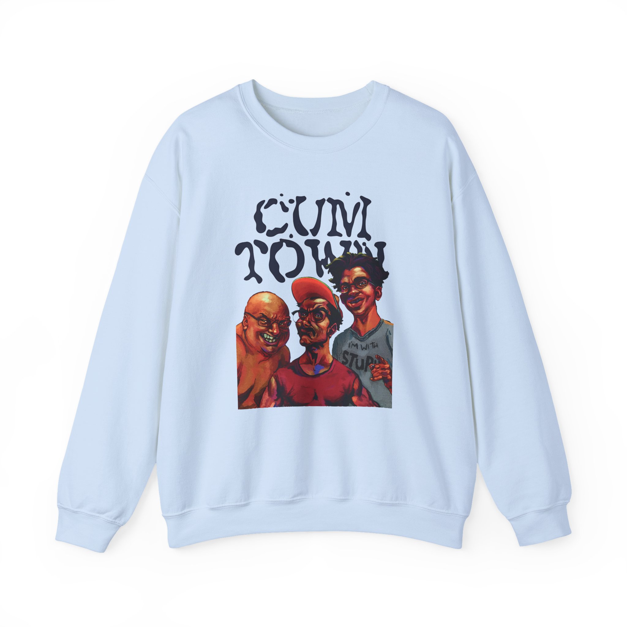 Cum Town Unisex Heavy Blend Crewneck Sweatshirt - Image 9