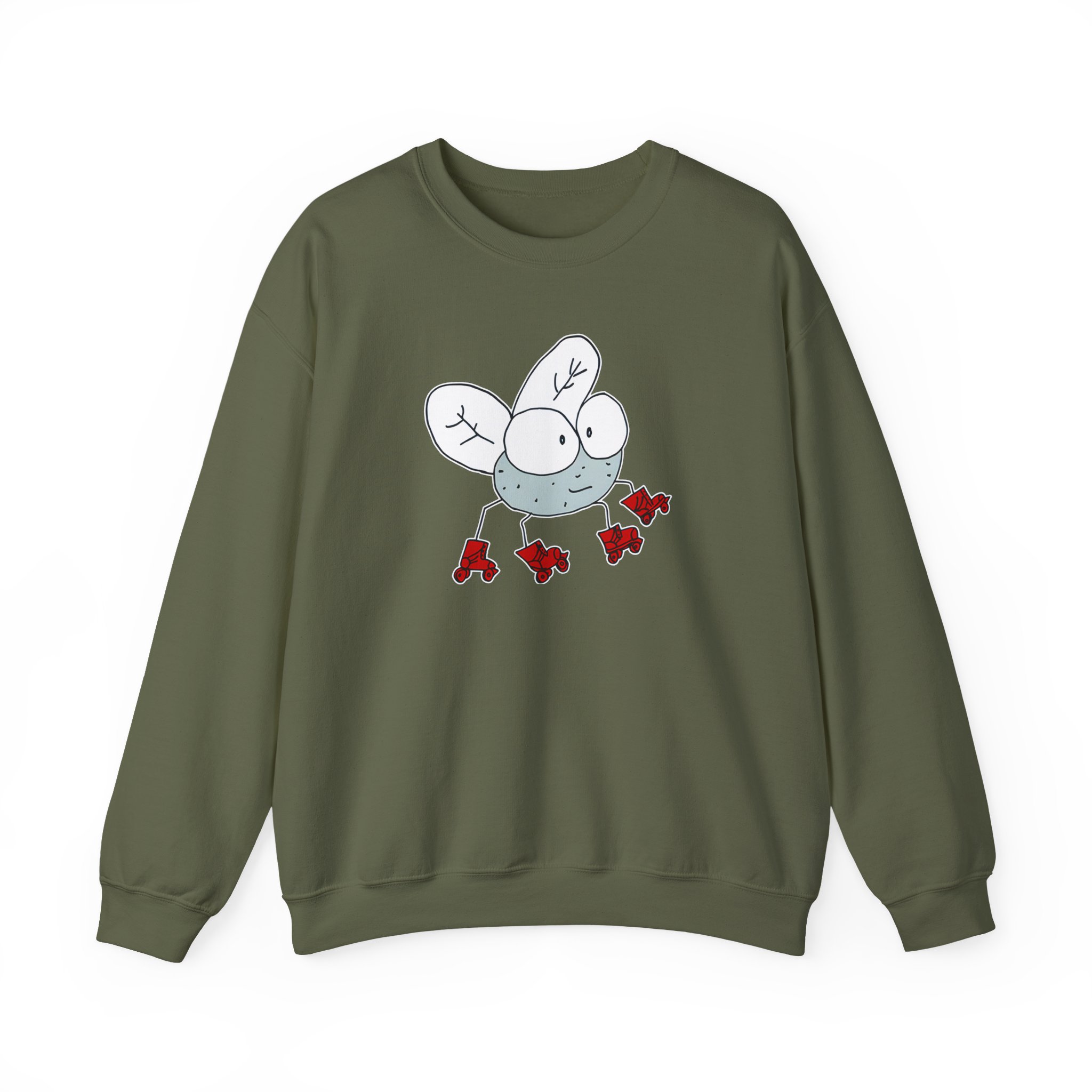 Carl Barron Skating Flies Unisex Heavy Blend™ Crewneck Sweatshirt - Image 7