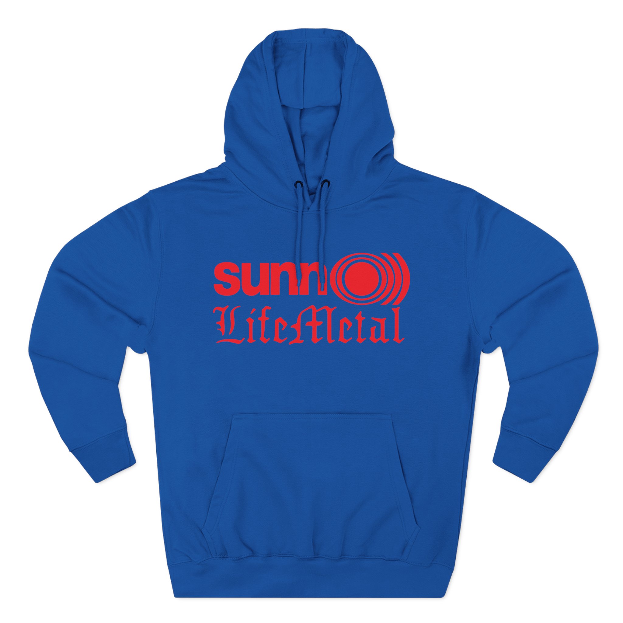 Sunn O Life Metal Logo Three-Panel Fleece Hoodie - Image 17