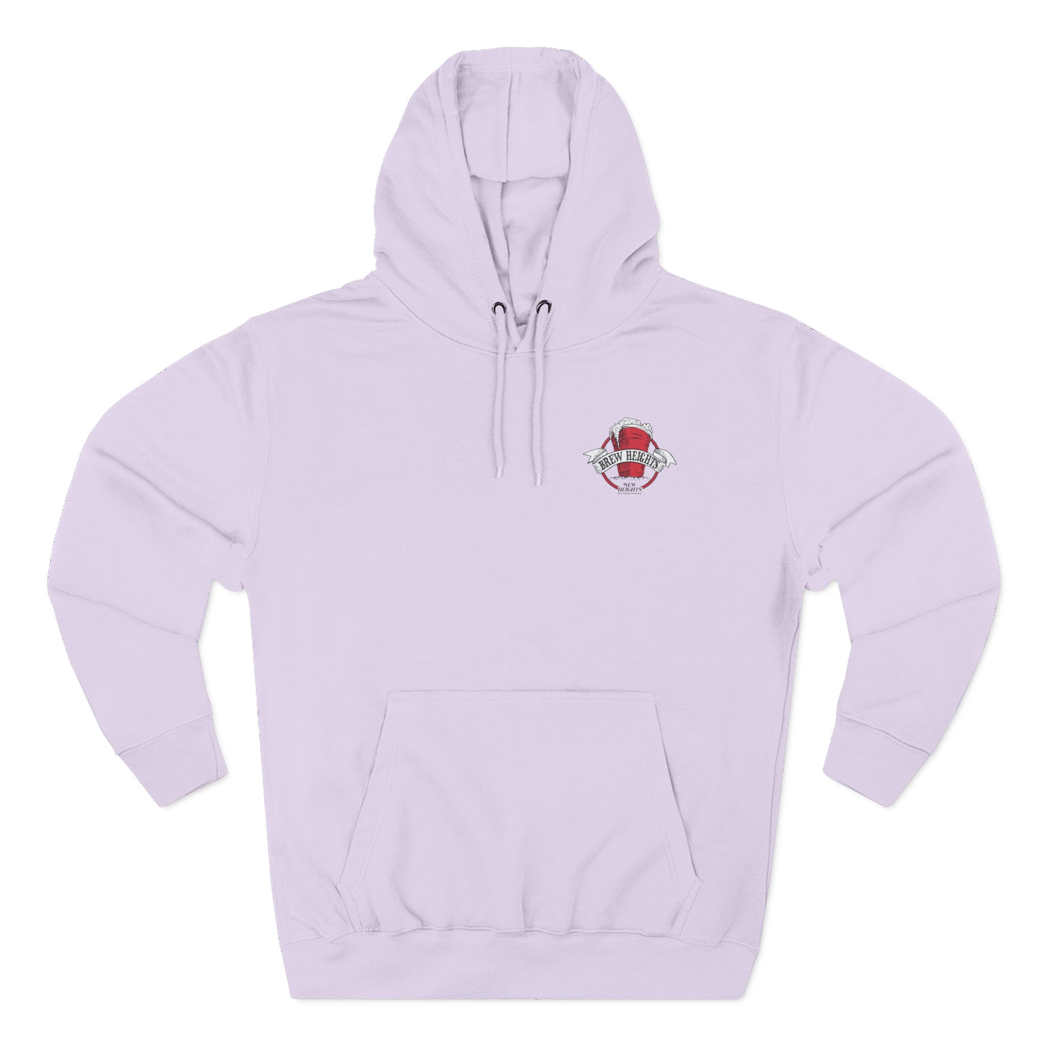 New Heights Brew Heights Left Chest Three-Panel Fleece Hoodie - Image 11