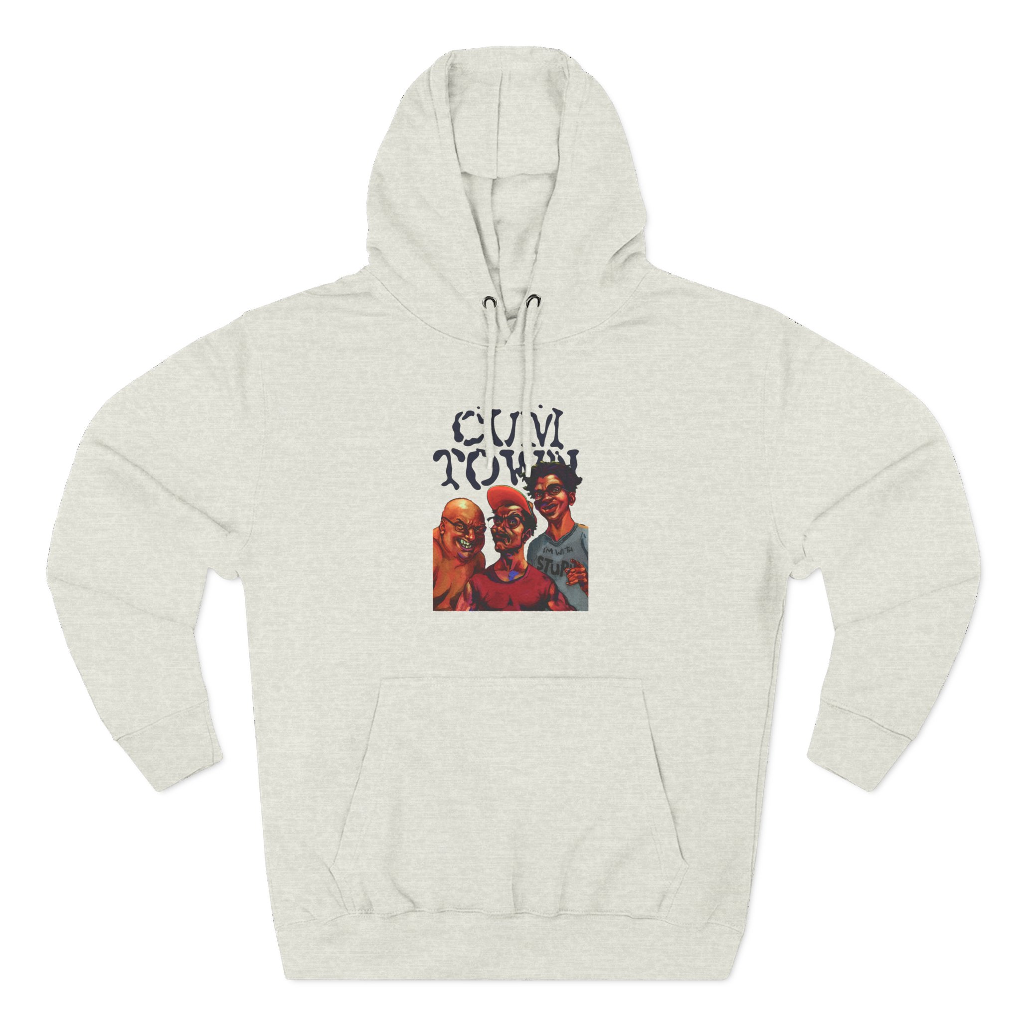 Cum Town Three-Panel Fleece Hoodie - Image 9