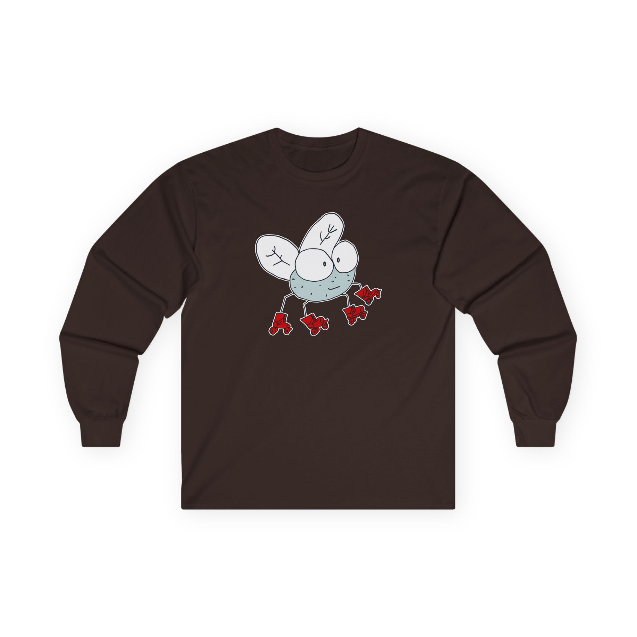 Carl Barron Skating Flies Unisex Ultra Cotton Long Sleeve Tee - Image 5