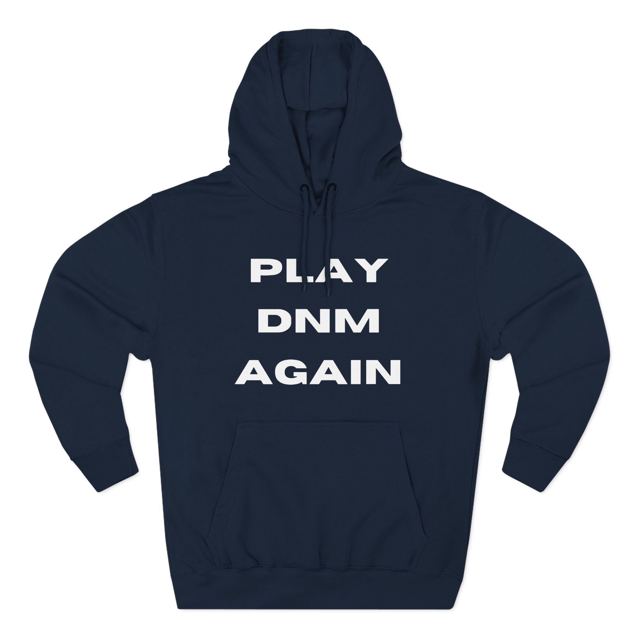 Mkgee’s “dnm” Three-Panel Fleece Hoodie - Image 9