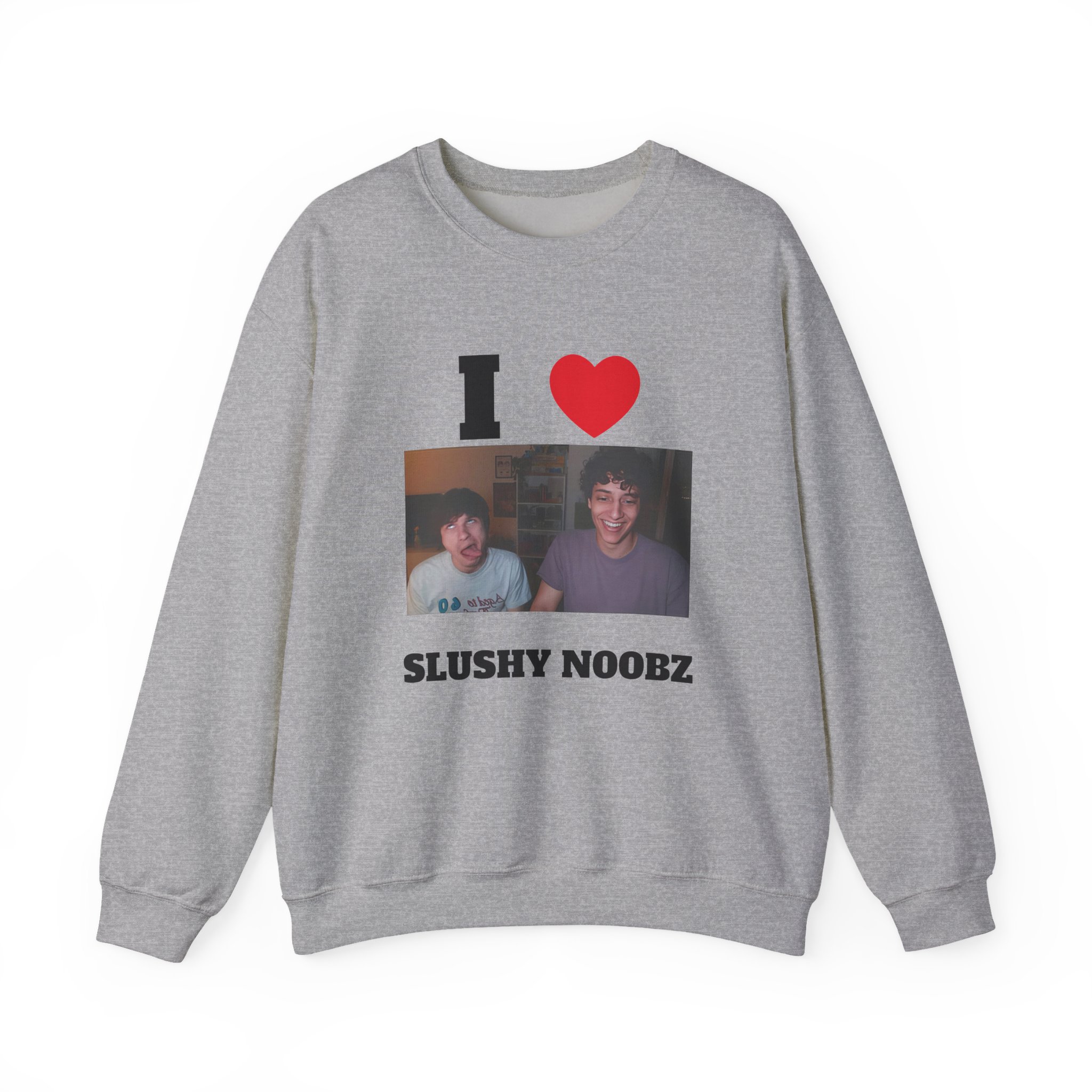 Slushy Noobz I Heart Unisex Heavy Blend™ Crewneck Sweatshirt - Image 9