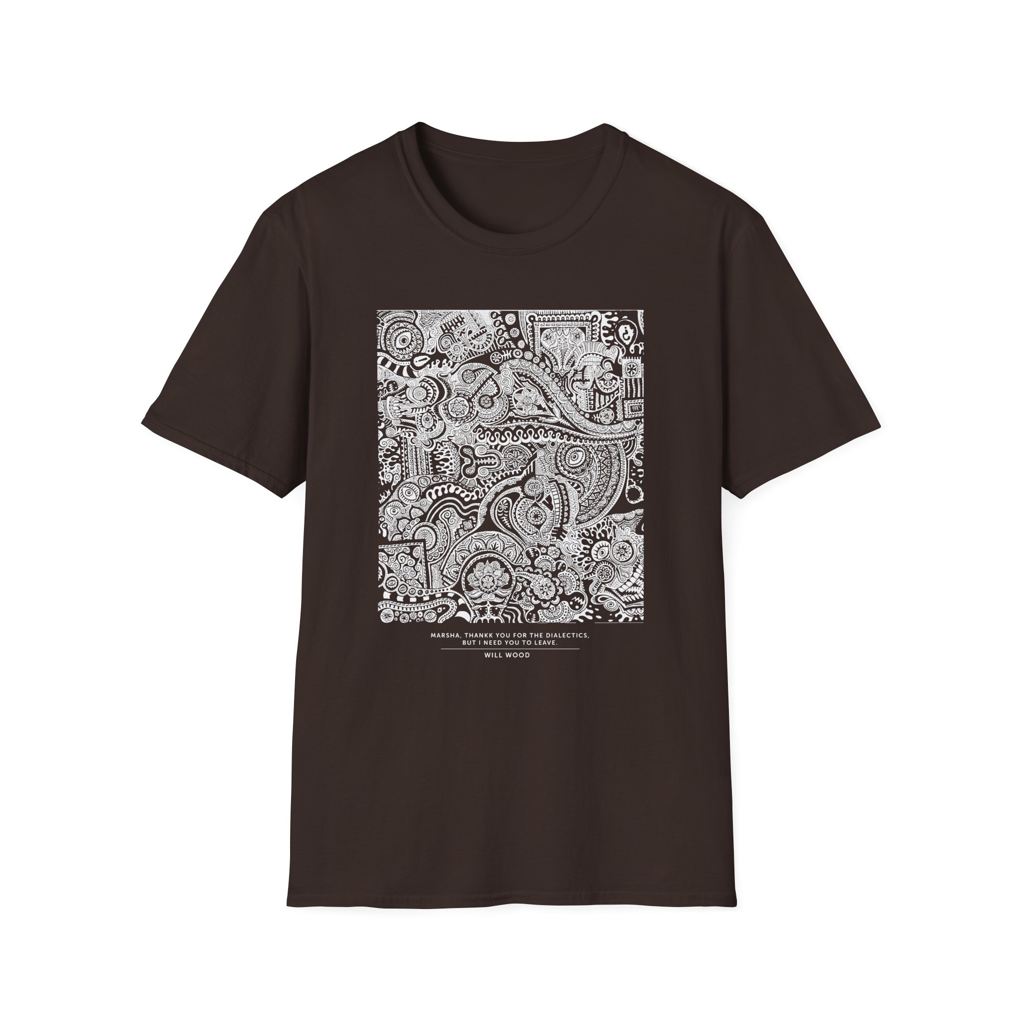 Will Wood Marsha, Thankk You... Unisex Softstyle T-Shirt - Image 3