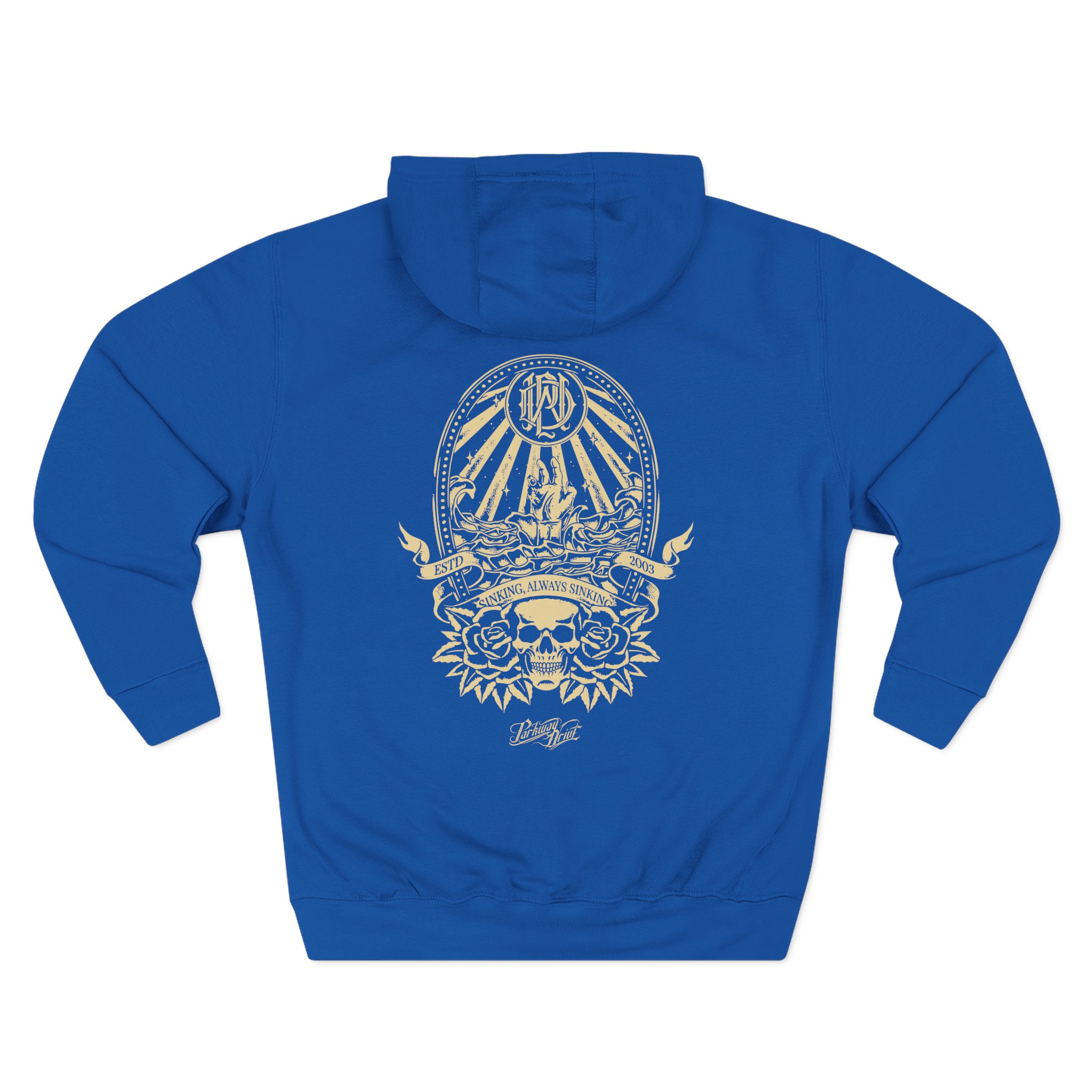 Parkway Drive Sinking Hand Three-Panel Fleece Hoodie - Image 10