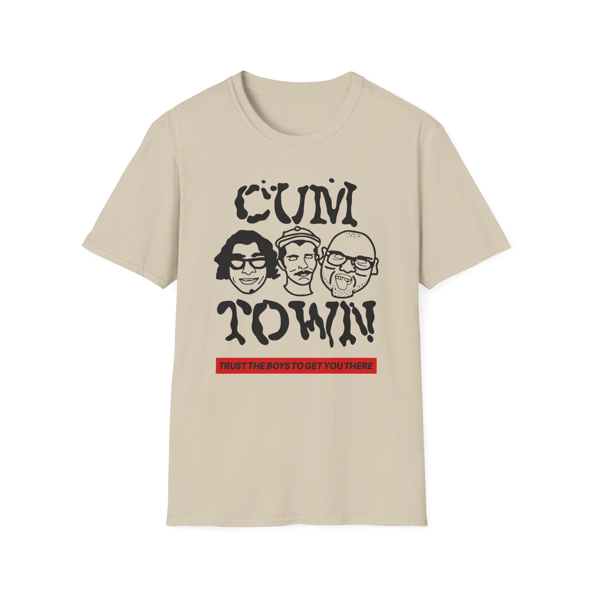 Cumtown Unisex Softstyle T-Shirt - Image 3