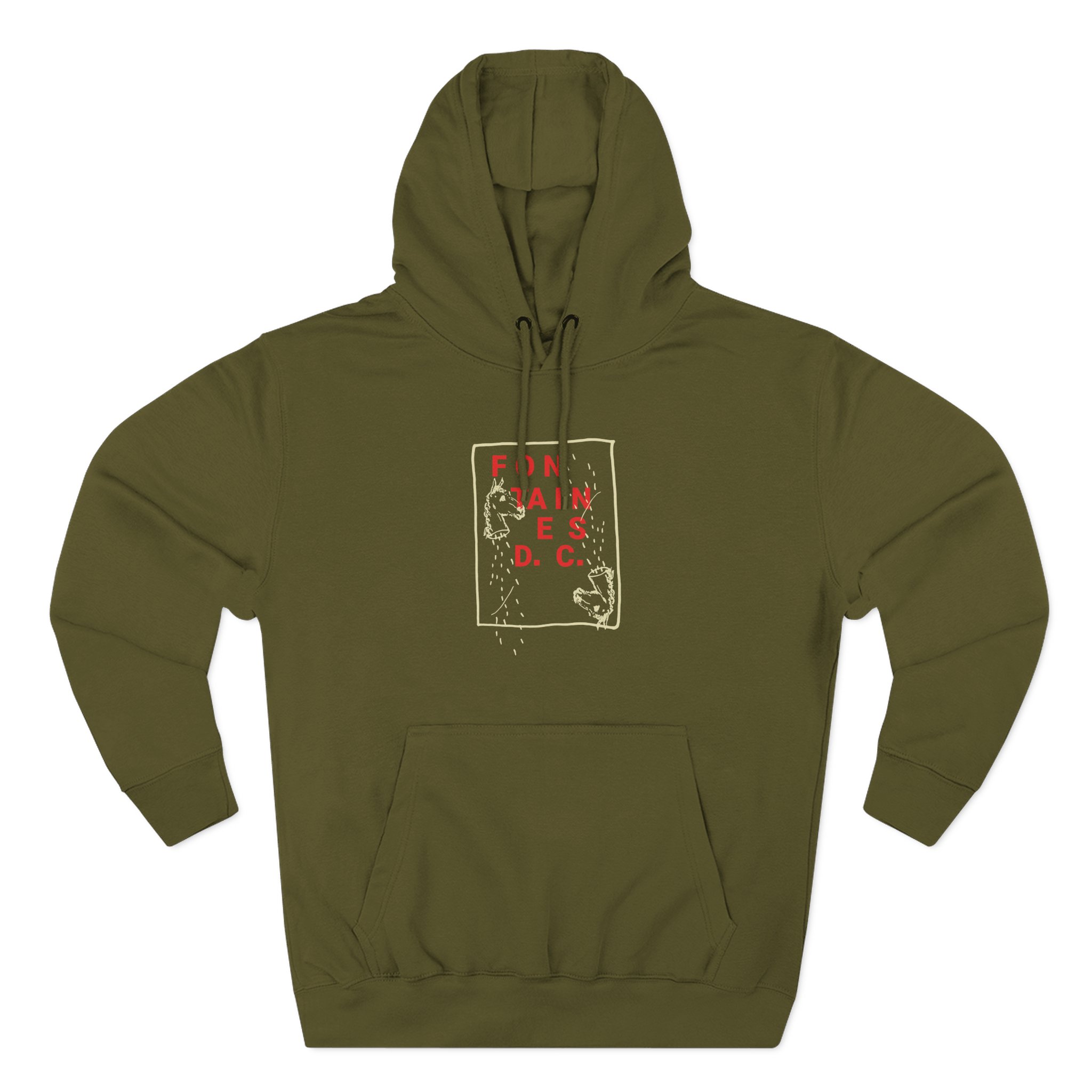 Fontaines Horse Head Three-Panel Fleece Hoodie - Image 5