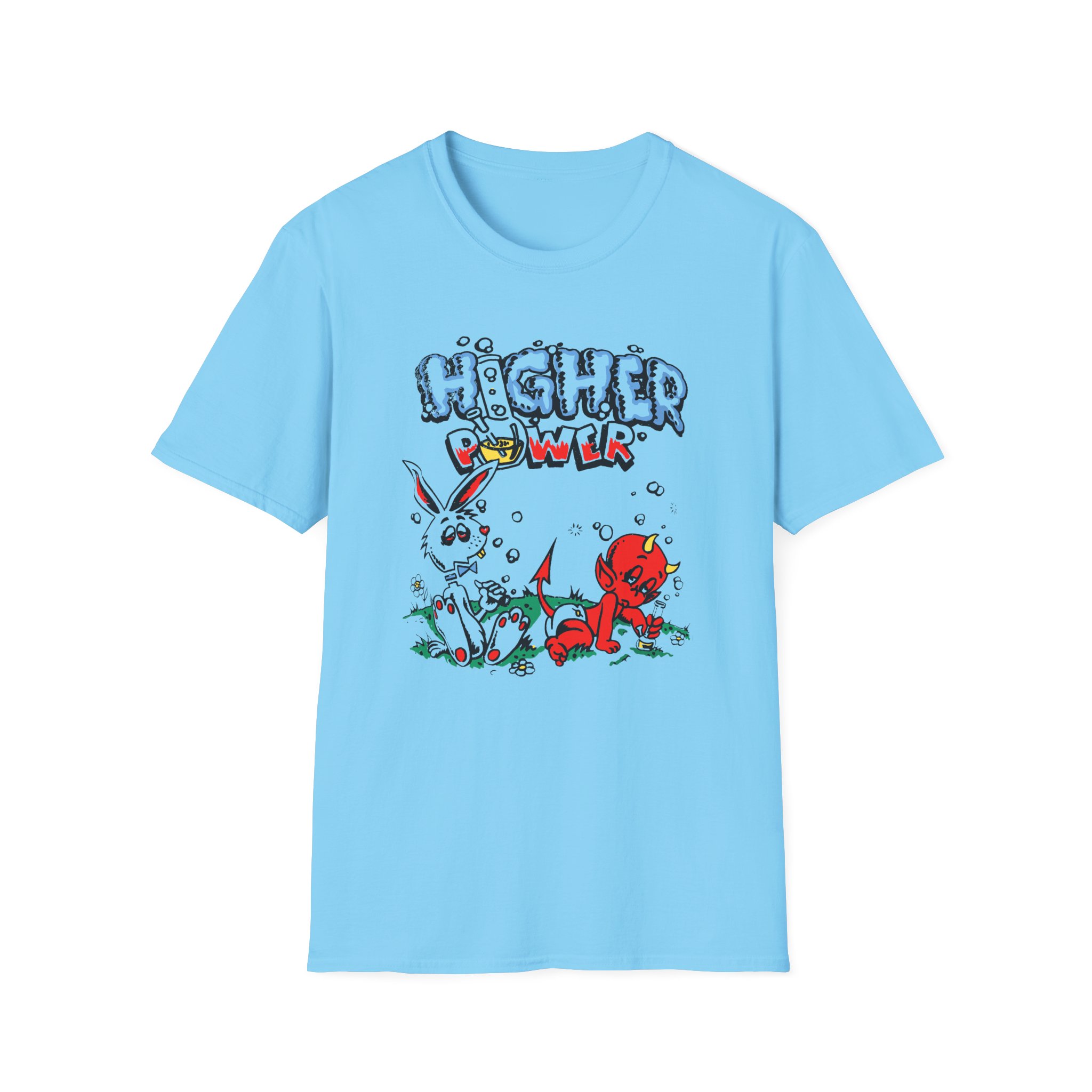 Higher Power Stoned Again Unisex Softstyle T-Shirt - Image 15