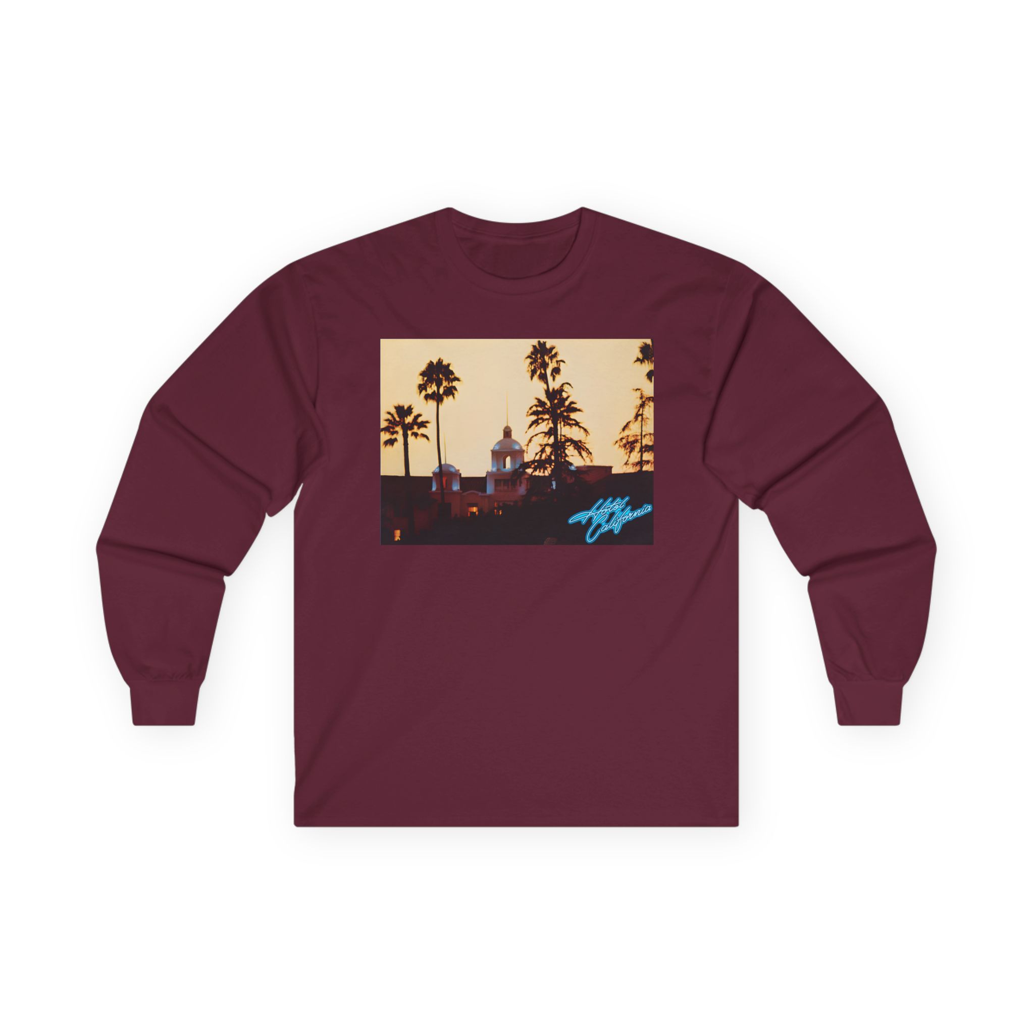 The Eagles Hotel California Unisex Ultra Cotton Long Sleeve Tee - Image 3