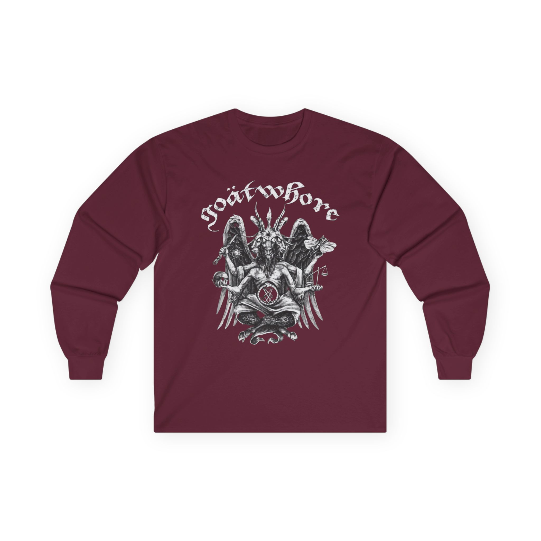 Goatwhore who Needs a God When You've Got Satan Unisex Ultra Cotton Long Sleeve Tee - Image 3