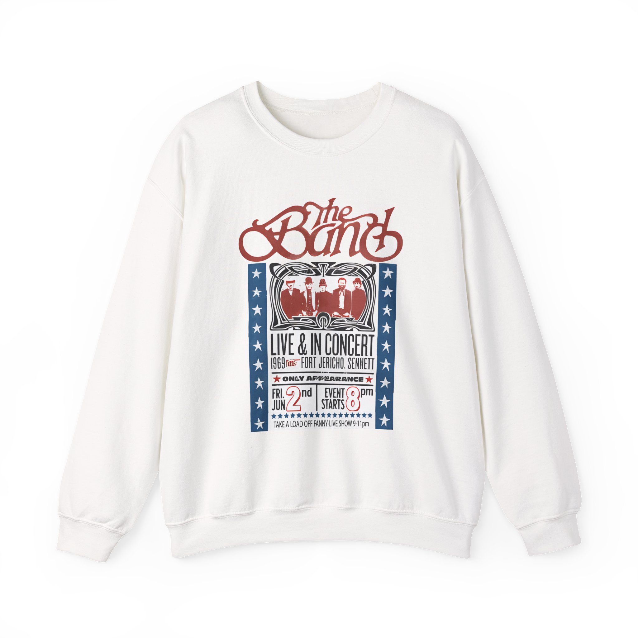 The Band Live in Concert Unisex Heavy Blend™ Crewneck Sweatshirt