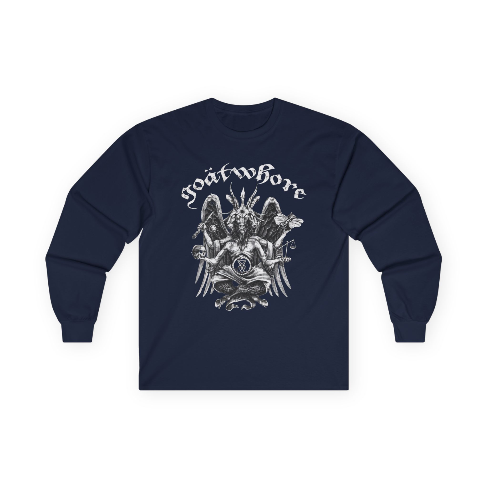 Goatwhore who Needs a God When You've Got Satan Unisex Ultra Cotton Long Sleeve Tee - Image 7