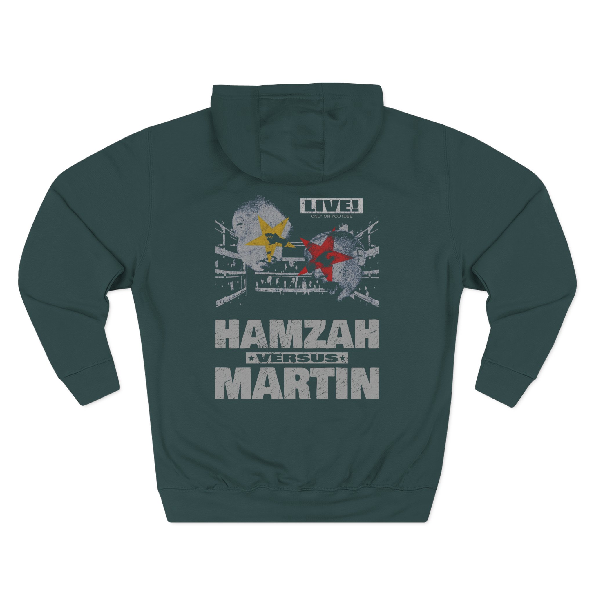 Slushy Noobz Hamzah Versus Martin Three-Panel Fleece Hoodie - Image 6