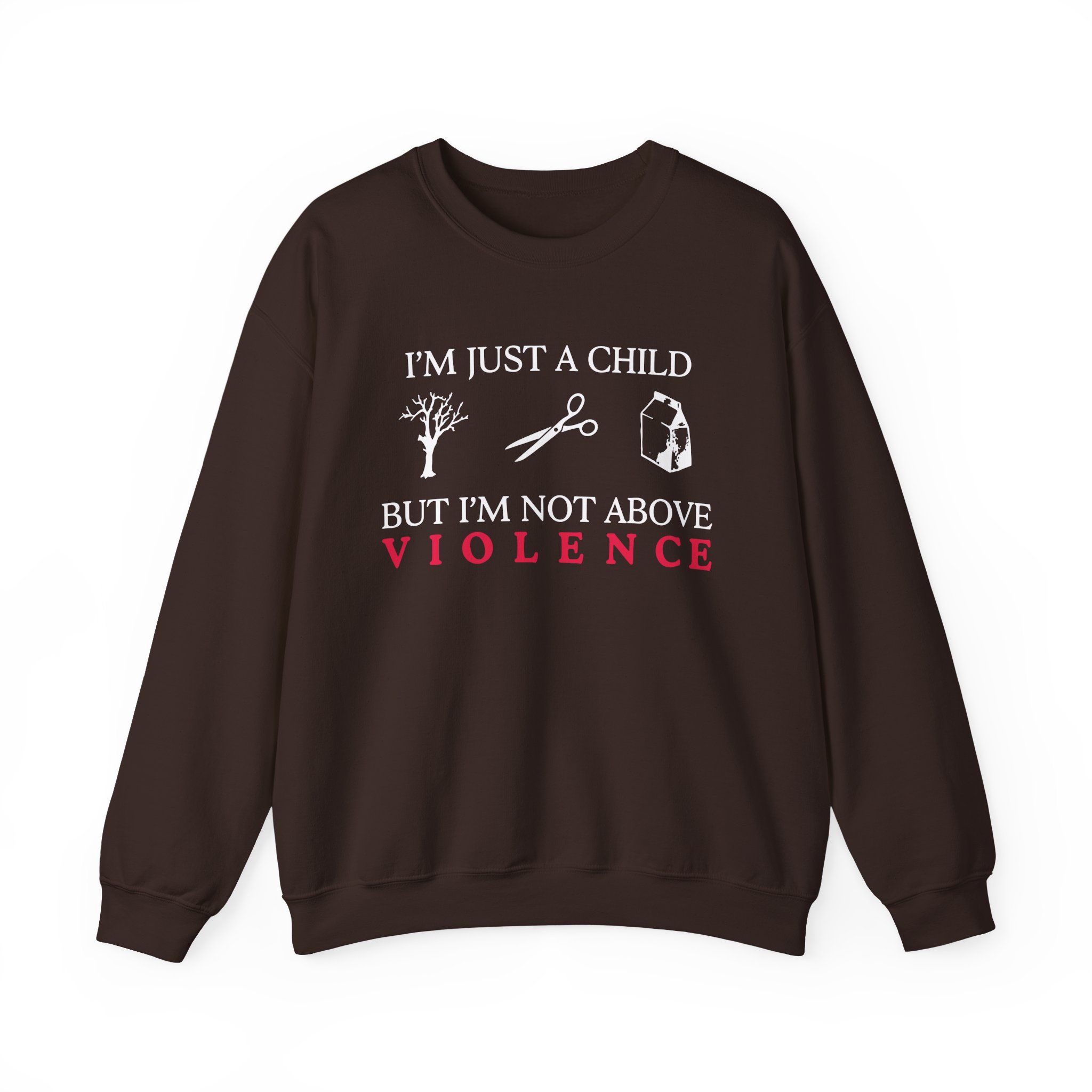 Ethel Cain Not Above Violence Unisex Heavy Blend™ Crewneck Sweatshirt