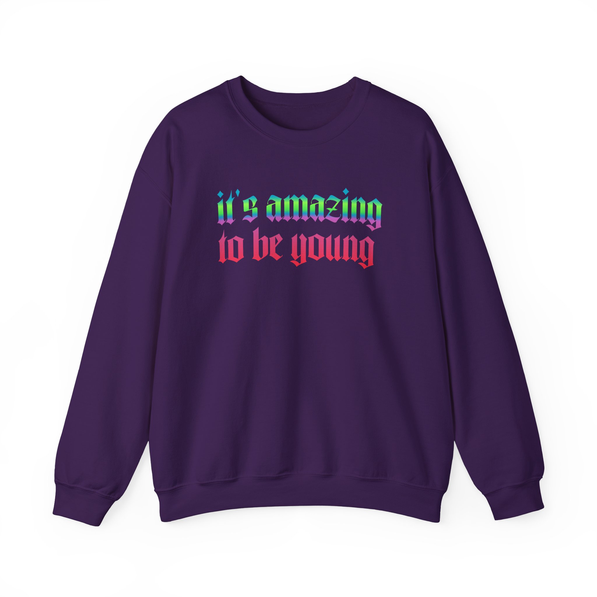 Fontaines It's Amazing To Be Young Unisex Heavy Blend™ Crewneck Sweatshirt - Image 17