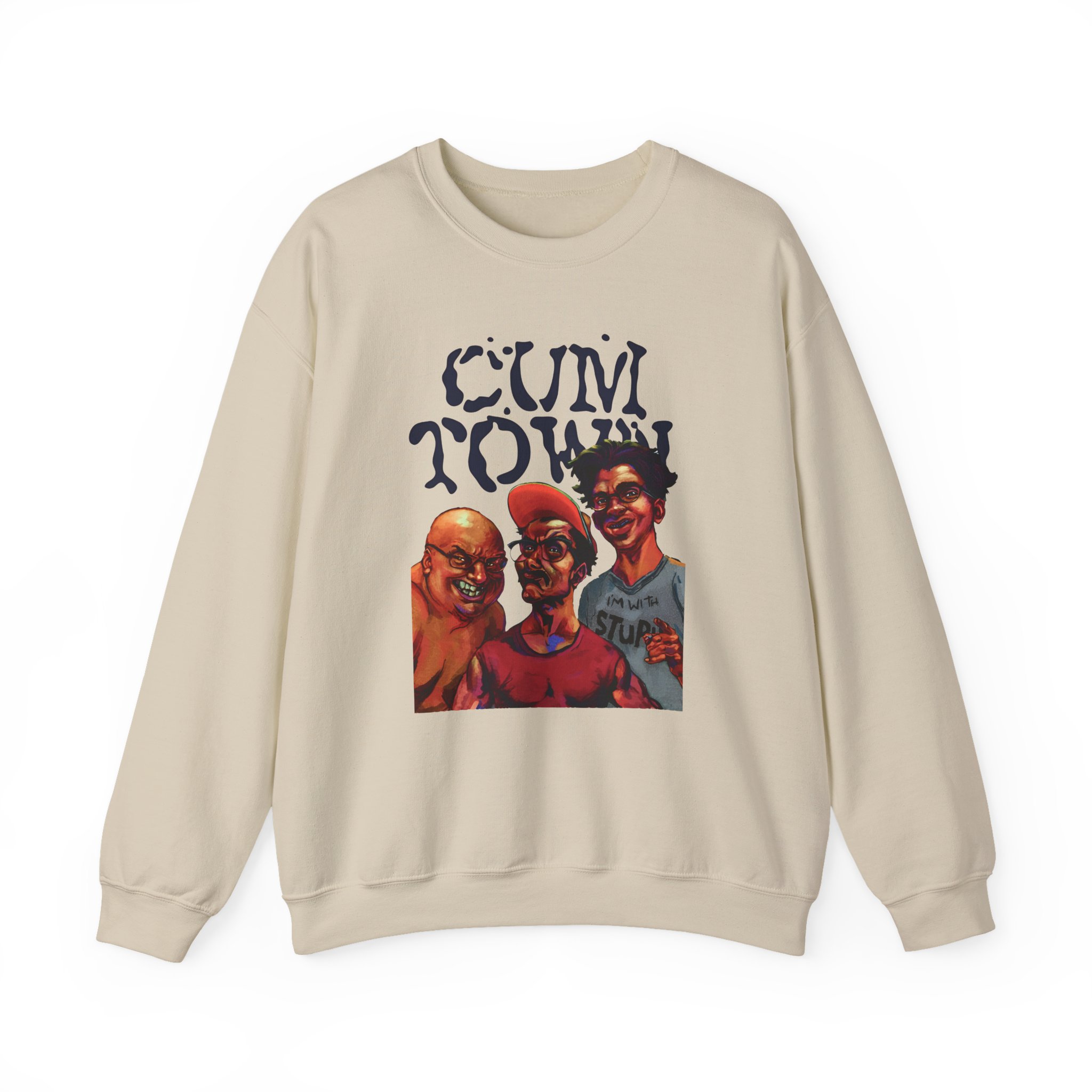 Cum Town Unisex Heavy Blend Crewneck Sweatshirt - Image 7
