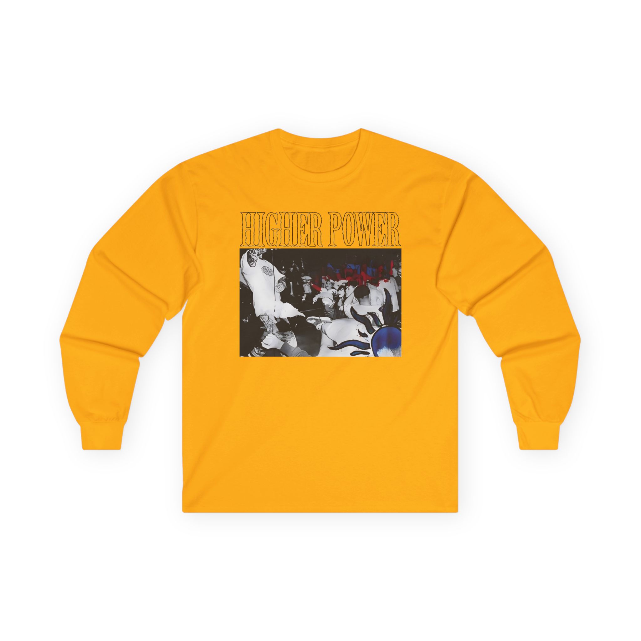 Higher Power Painted Photo Unisex Ultra Cotton Long Sleeve Tee - Image 7