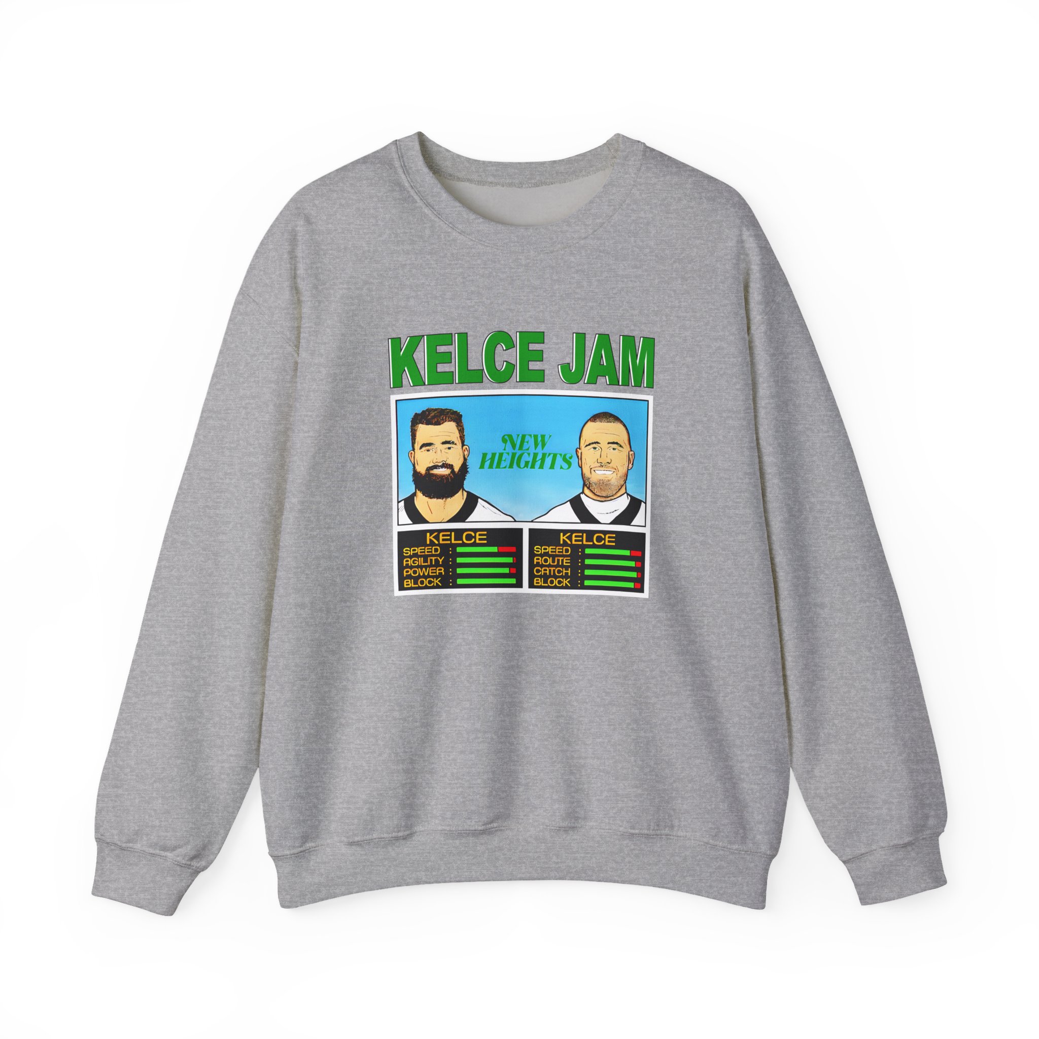 New Heights Kelce Jam Jason And Travis Unisex Heavy Blend™ Crewneck Sweatshirt