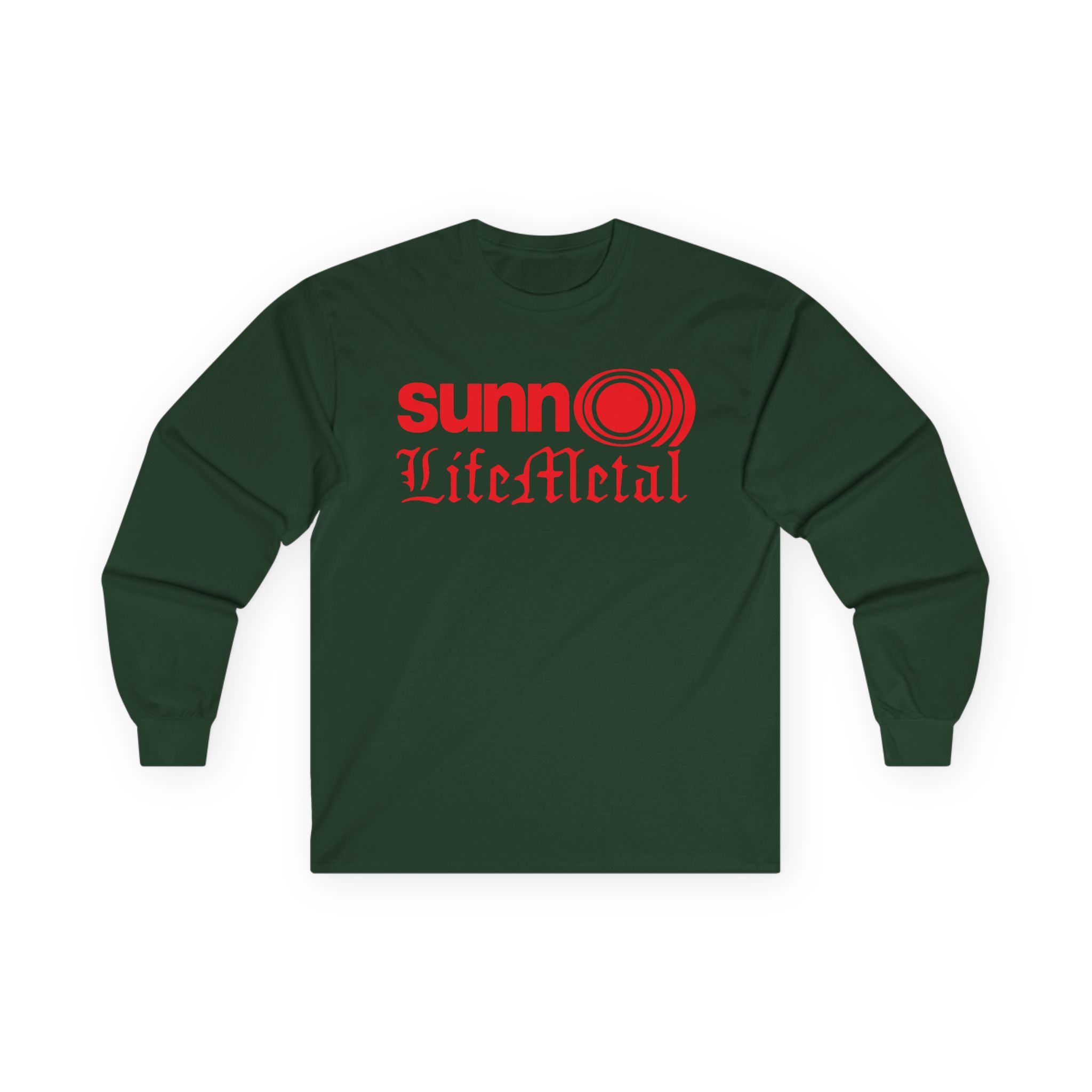 Sunn O Life Metal Logo Unisex Ultra Cotton Long Sleeve Tee - Image 13