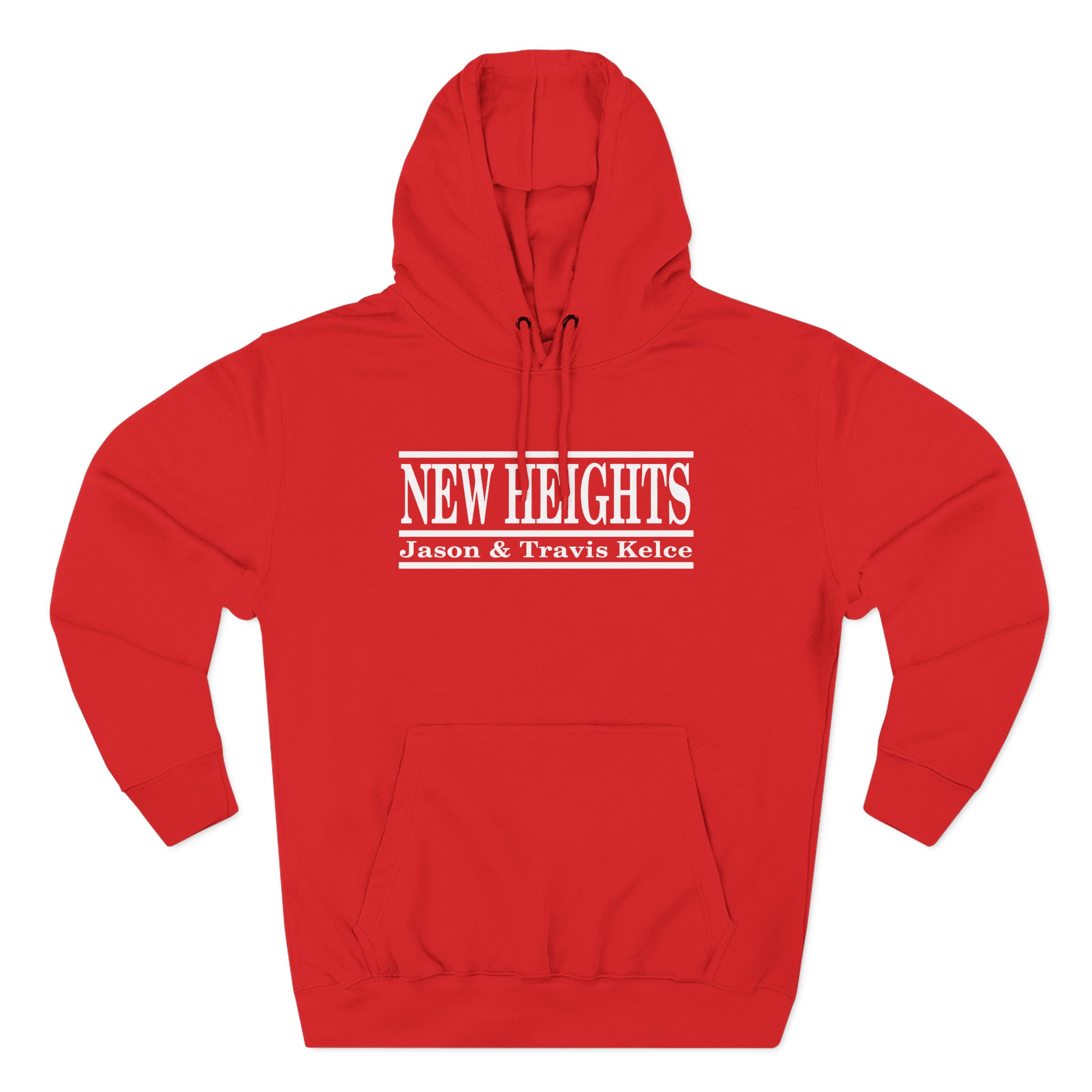 New Heights Jason And Travis Kelce Three-Panel Fleece Hoodie - Image 9