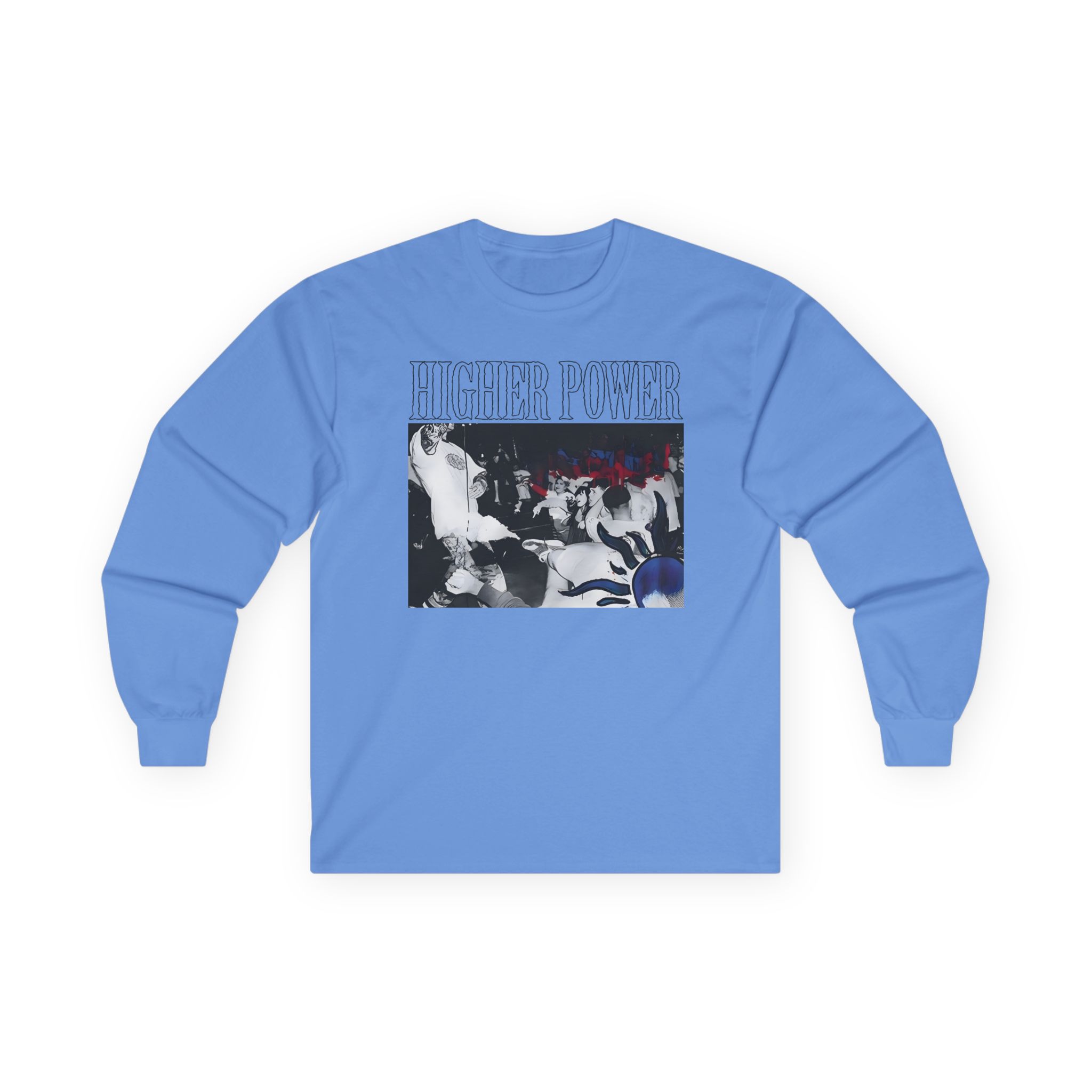 Higher Power Painted Photo Unisex Ultra Cotton Long Sleeve Tee - Image 15