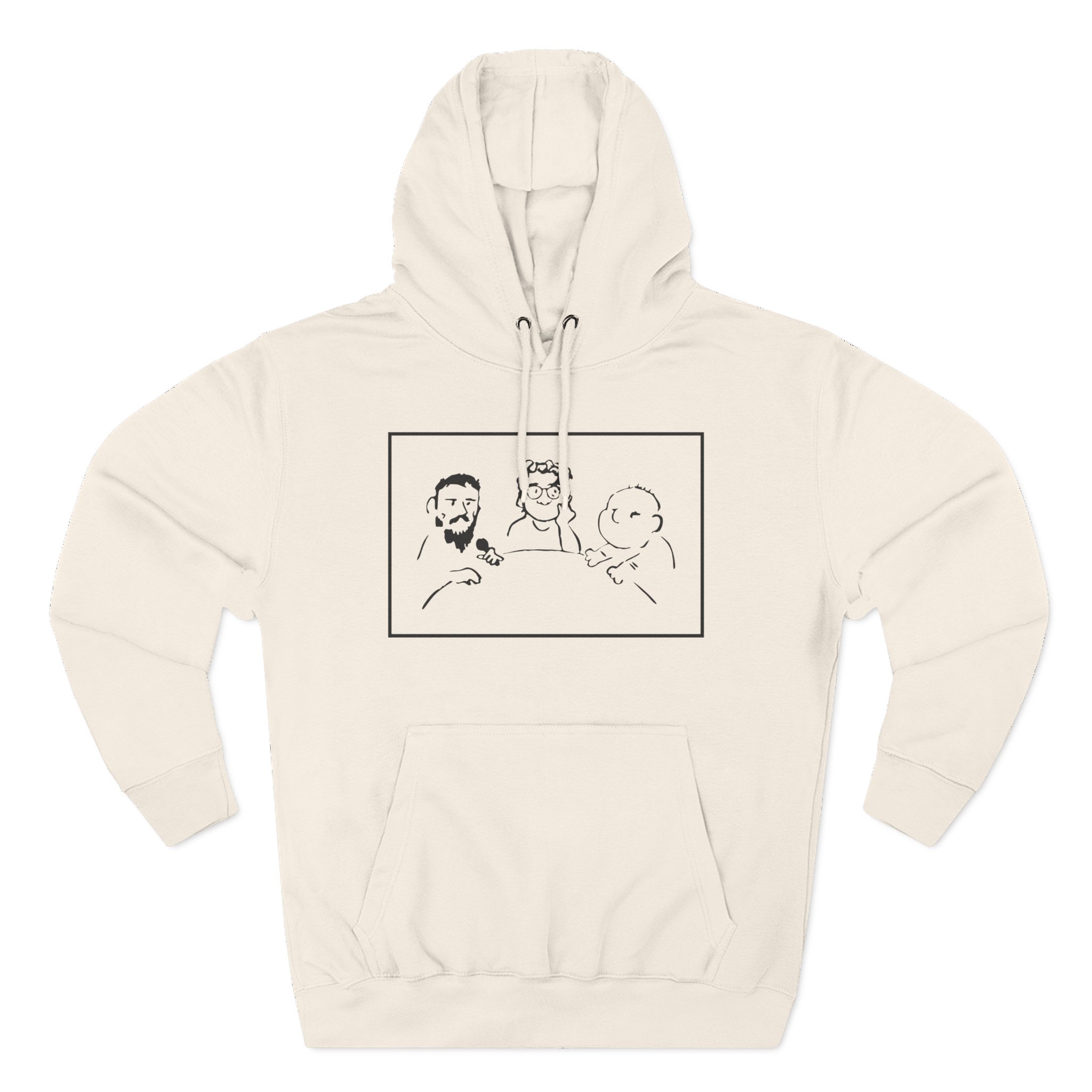 Cum Town Three-Panel Fleece Hoodie - Image 5
