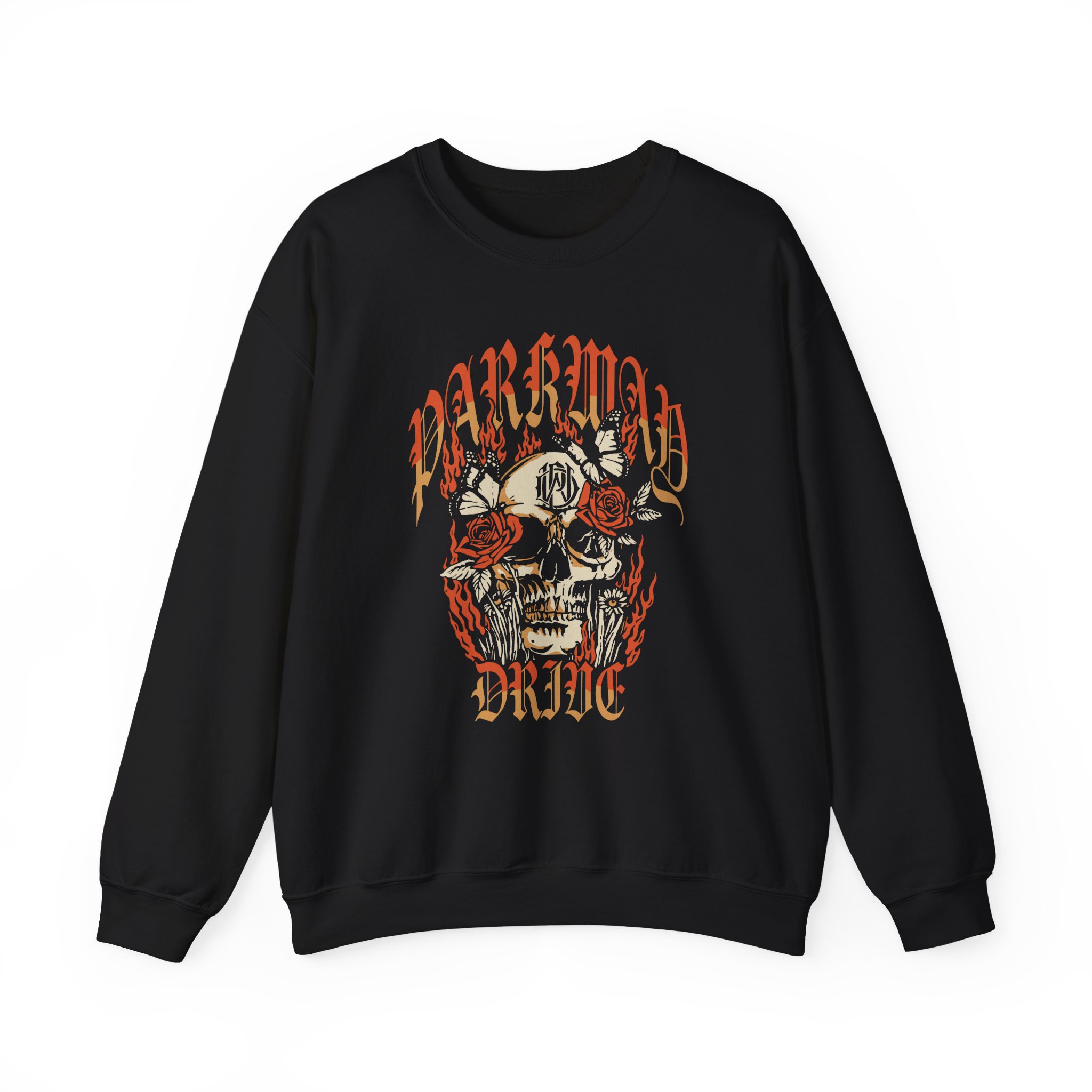 Parkway Drive Skull-roses Unisex Heavy Blend™ Crewneck Sweatshirt