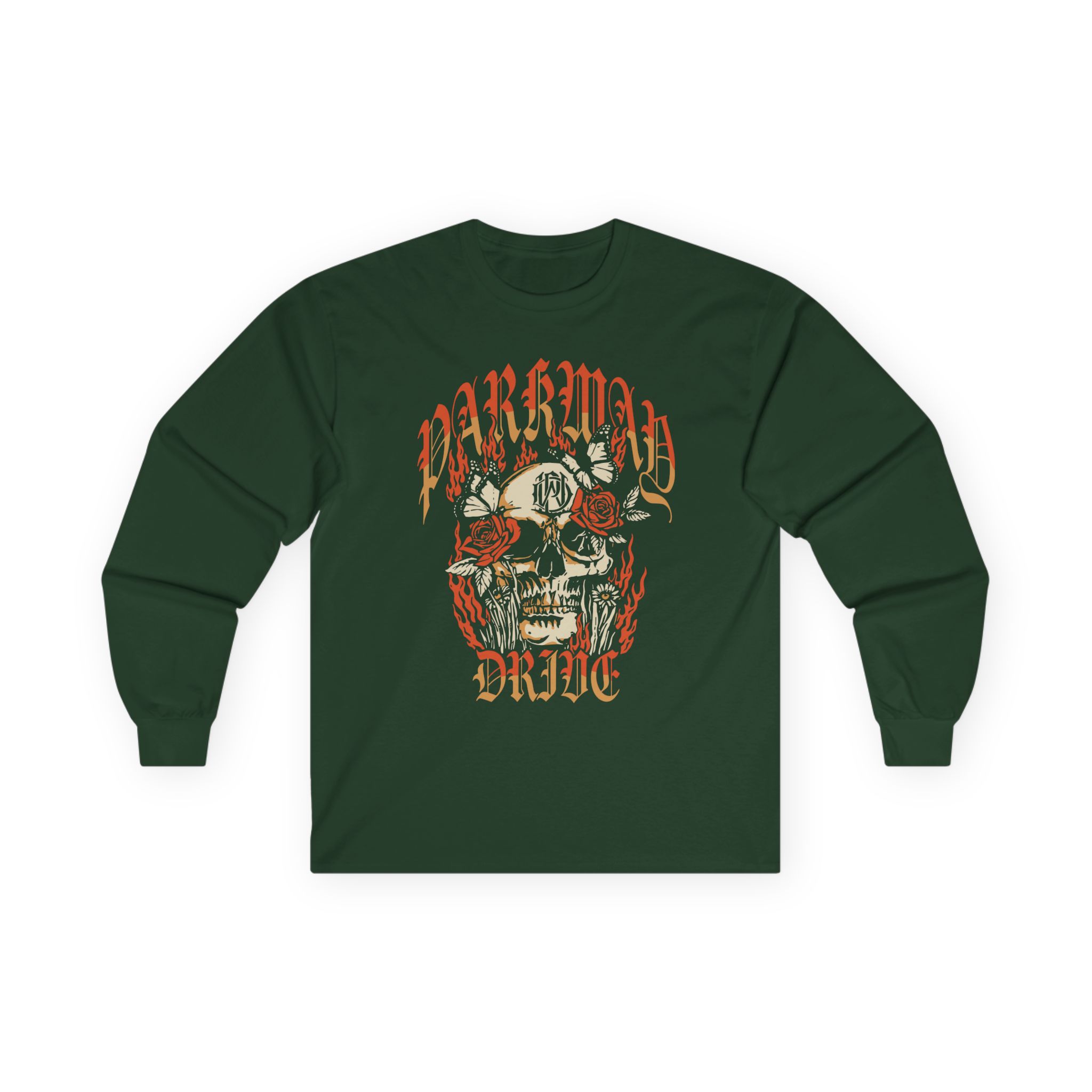 Parkway Drive Skull-roses Unisex Ultra Cotton Long Sleeve Tee - Image 5