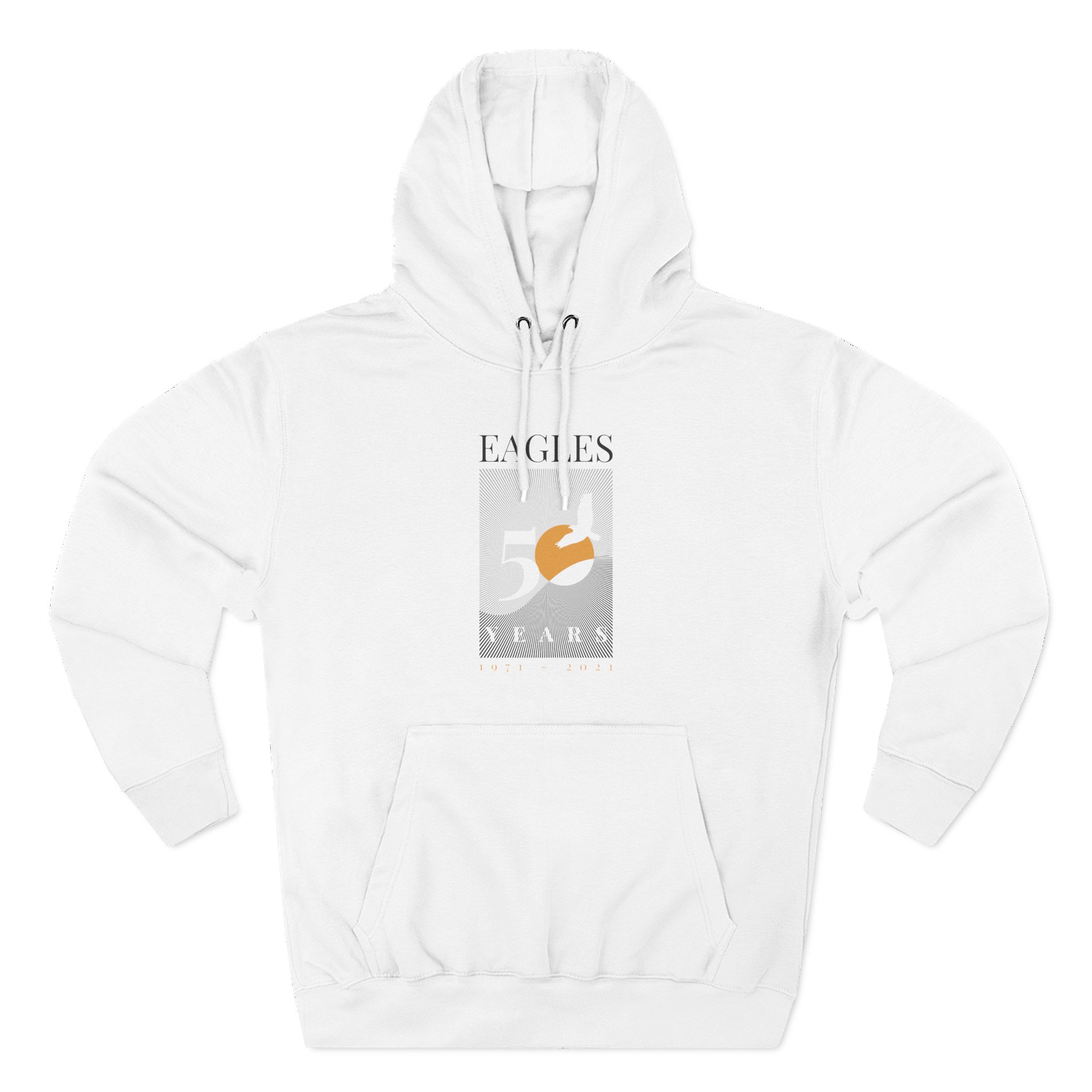 The Eagles 50 Years Sunrise Three-Panel Fleece Hoodie - Image 3