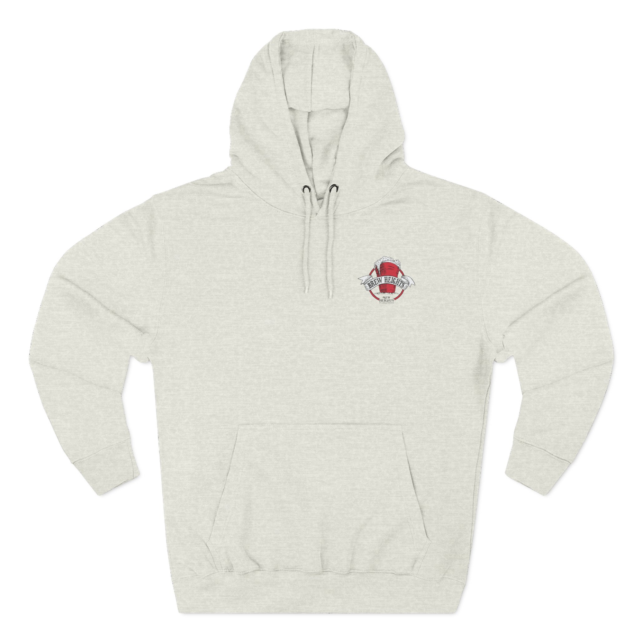 New Heights Brew Heights Left Chest Three-Panel Fleece Hoodie - Image 7