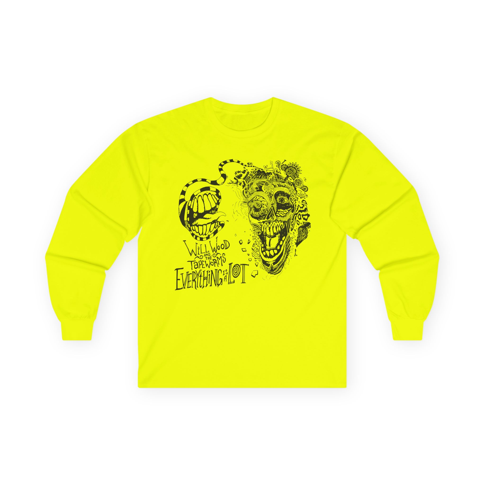 Will Wood Everything is a Lot Unisex Ultra Cotton Long Sleeve Tee - Image 7