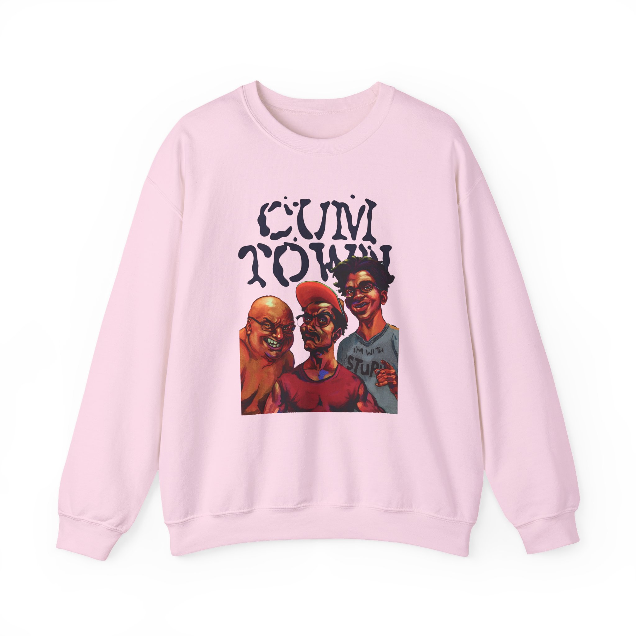 Cum Town Unisex Heavy Blend Crewneck Sweatshirt - Image 11