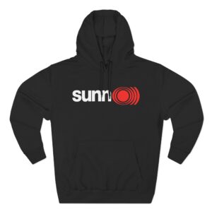 Sunn O Logo Three-Panel Fleece Hoodie