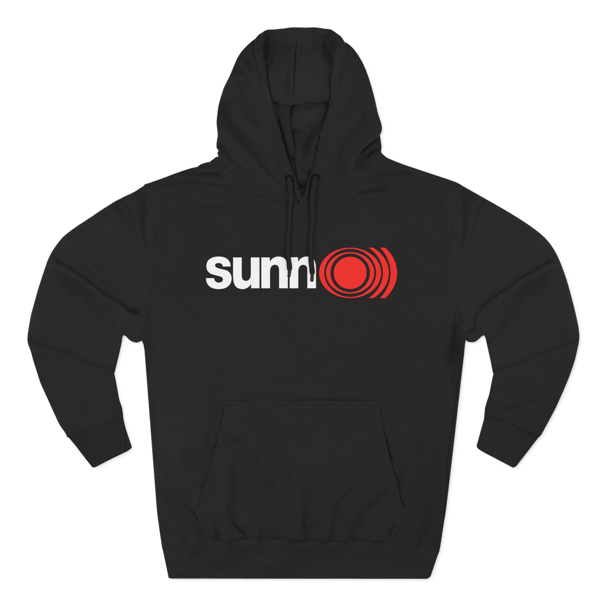 Sunn O Logo Three-Panel Fleece Hoodie