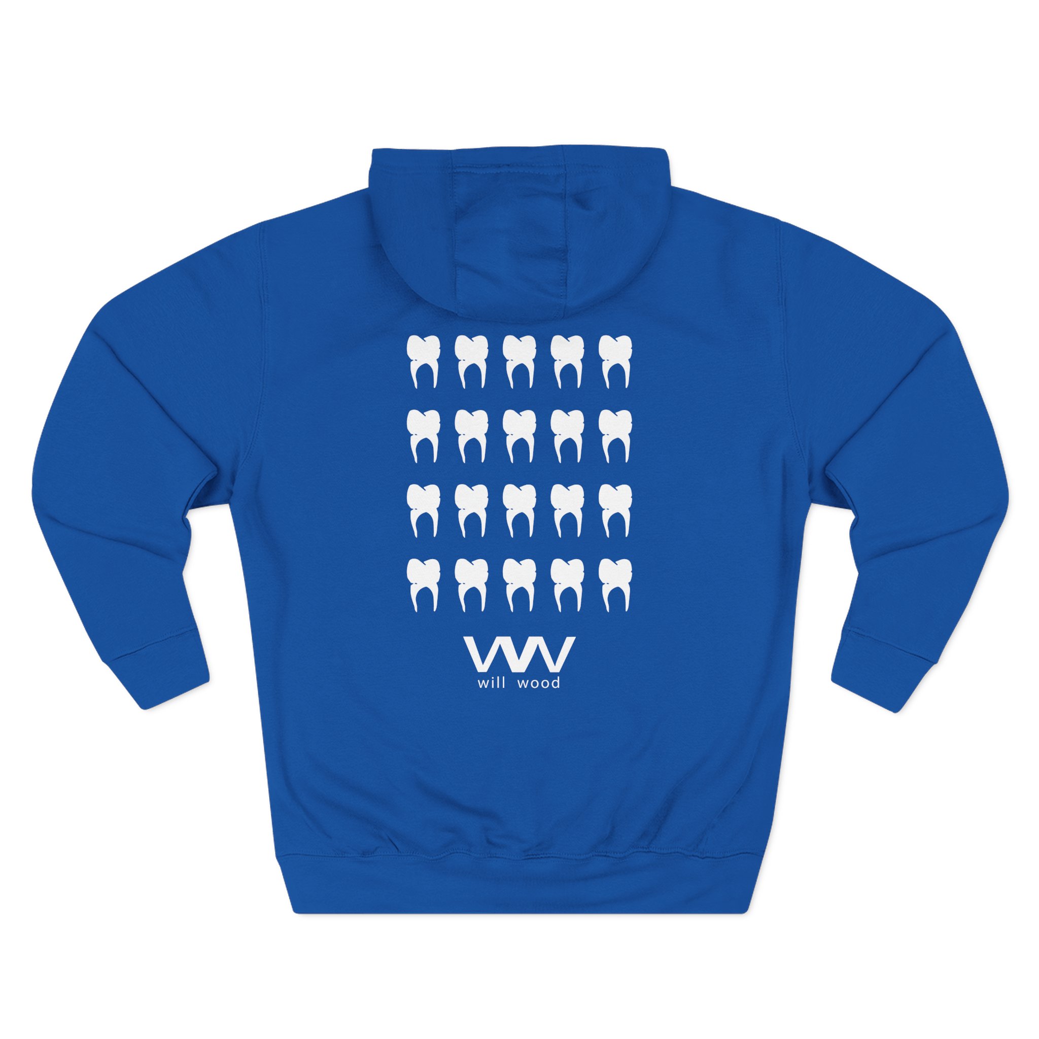 Will Wood Host Skull Three-Panel Fleece Hoodie - Image 8
