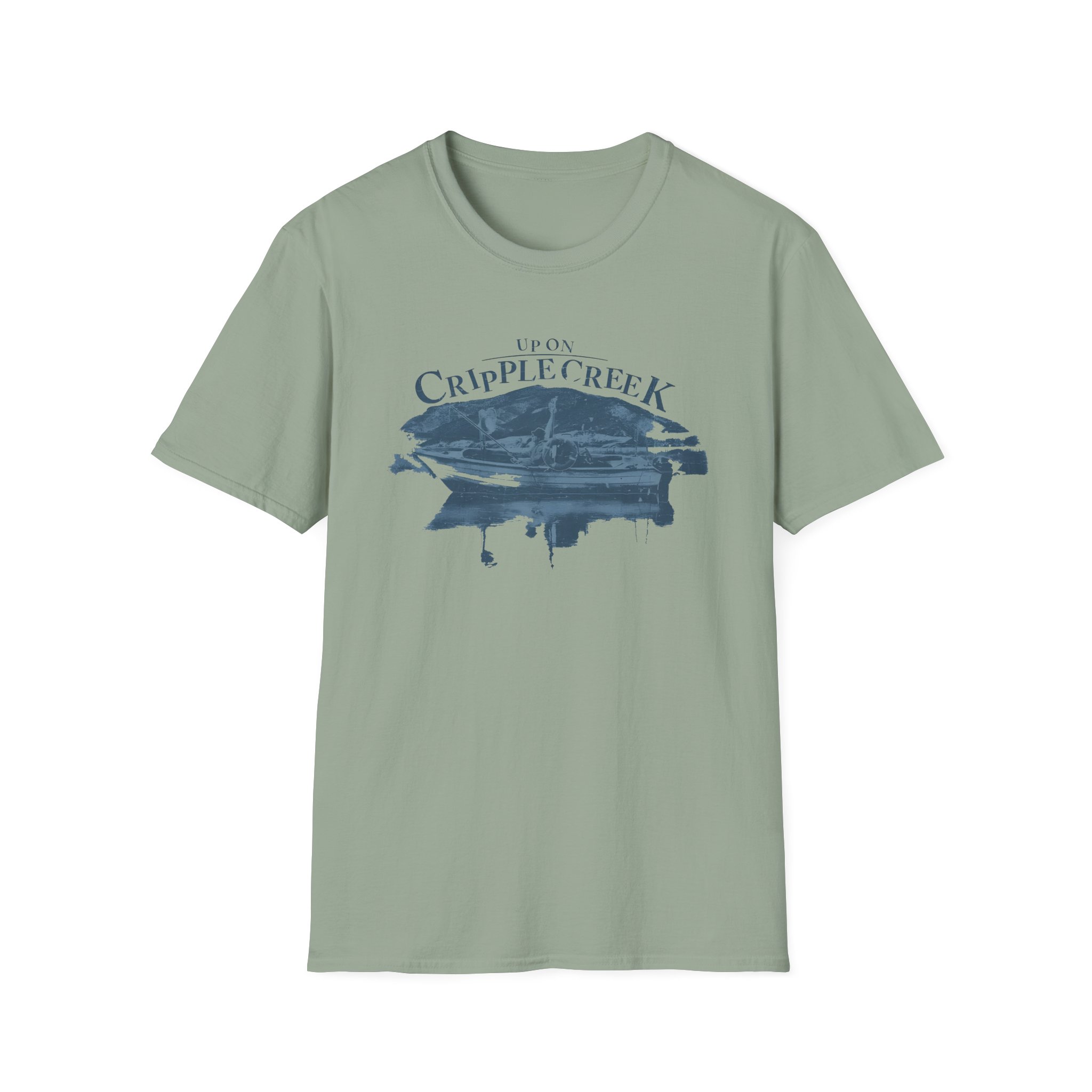 The Band Up on Cripple Unisex Softstyle T-Shirt - Image 15