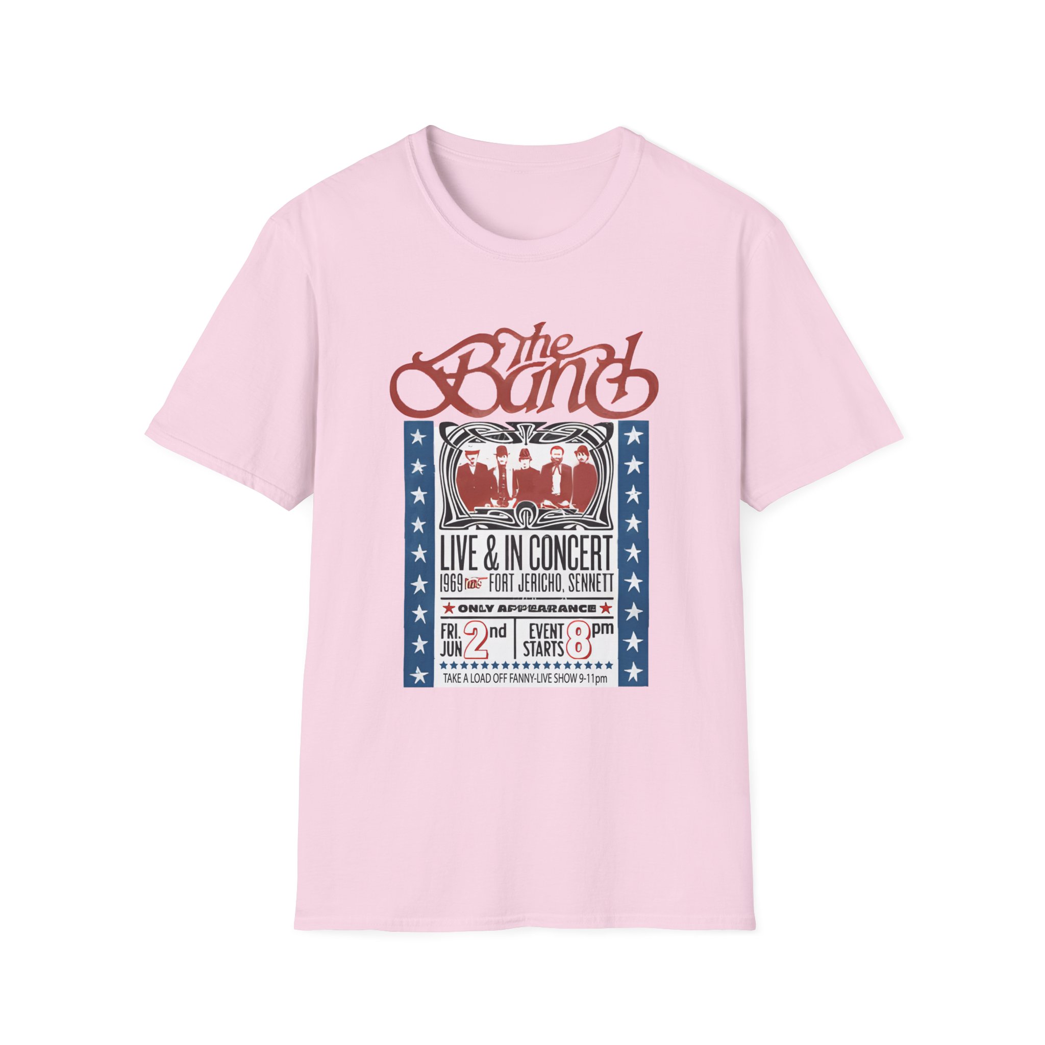 The Band Live in Concert Unisex Softstyle T-Shirt - Image 9