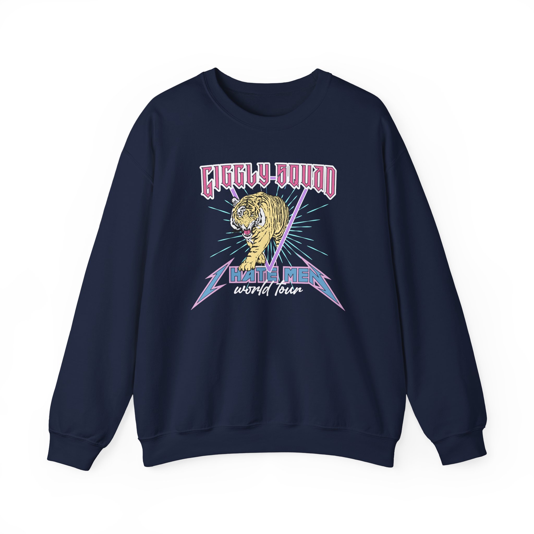 Giggly Squad I H8 Men Band Unisex Heavy Blend™ Crewneck Sweatshirt - Image 9
