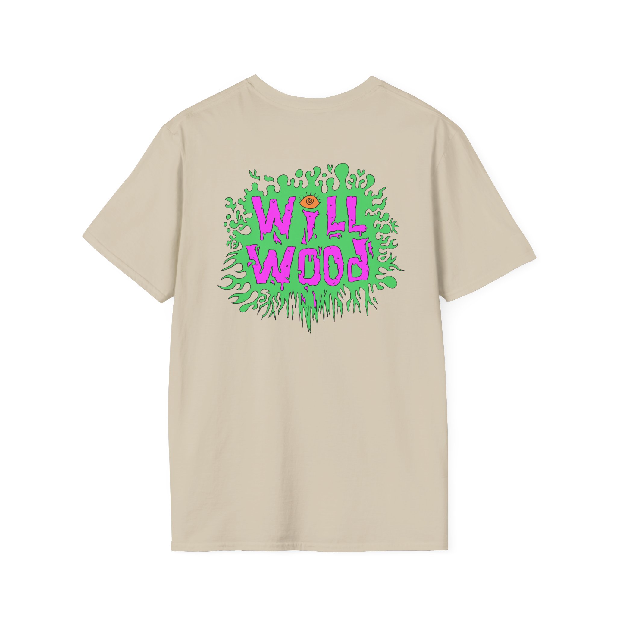 Will Wood Death of the Author Unisex Softstyle T-Shirt - Image 4