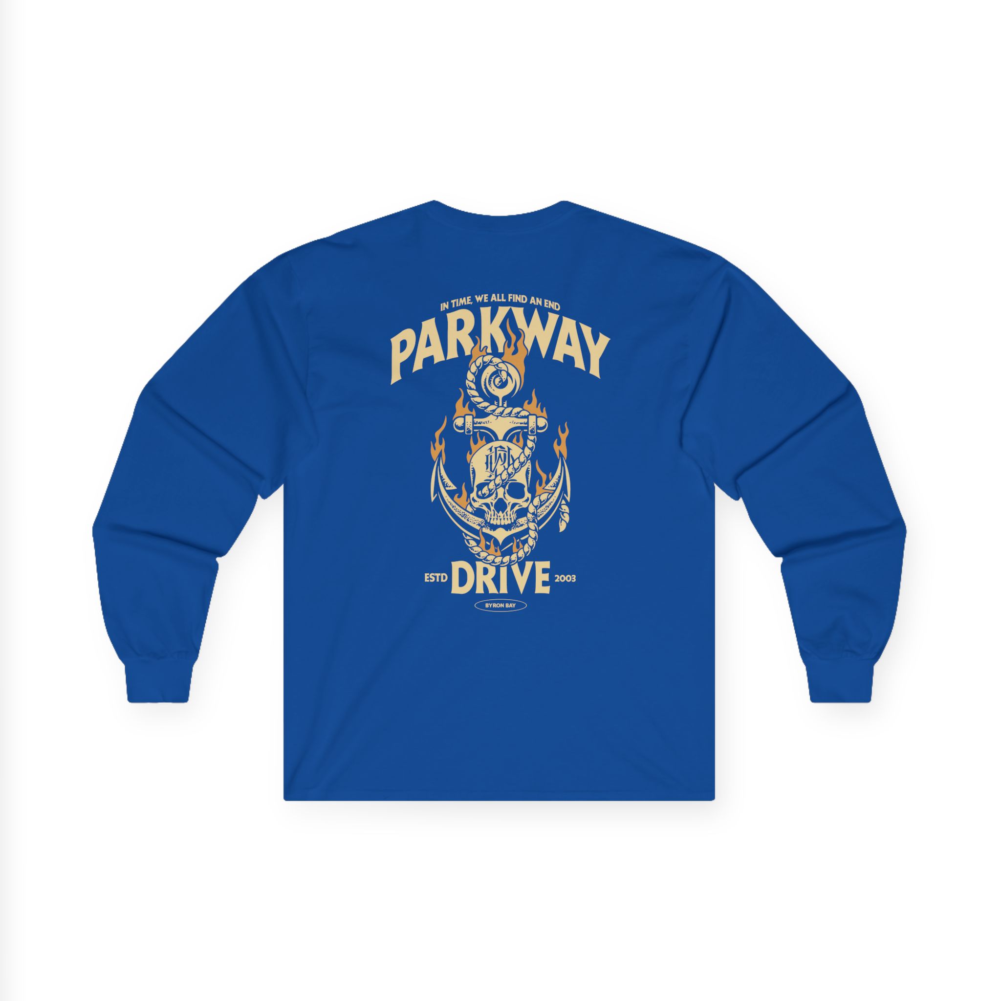 Parkway Drive Skull & Anchor Unisex Ultra Cotton Long Sleeve Tee - Image 10