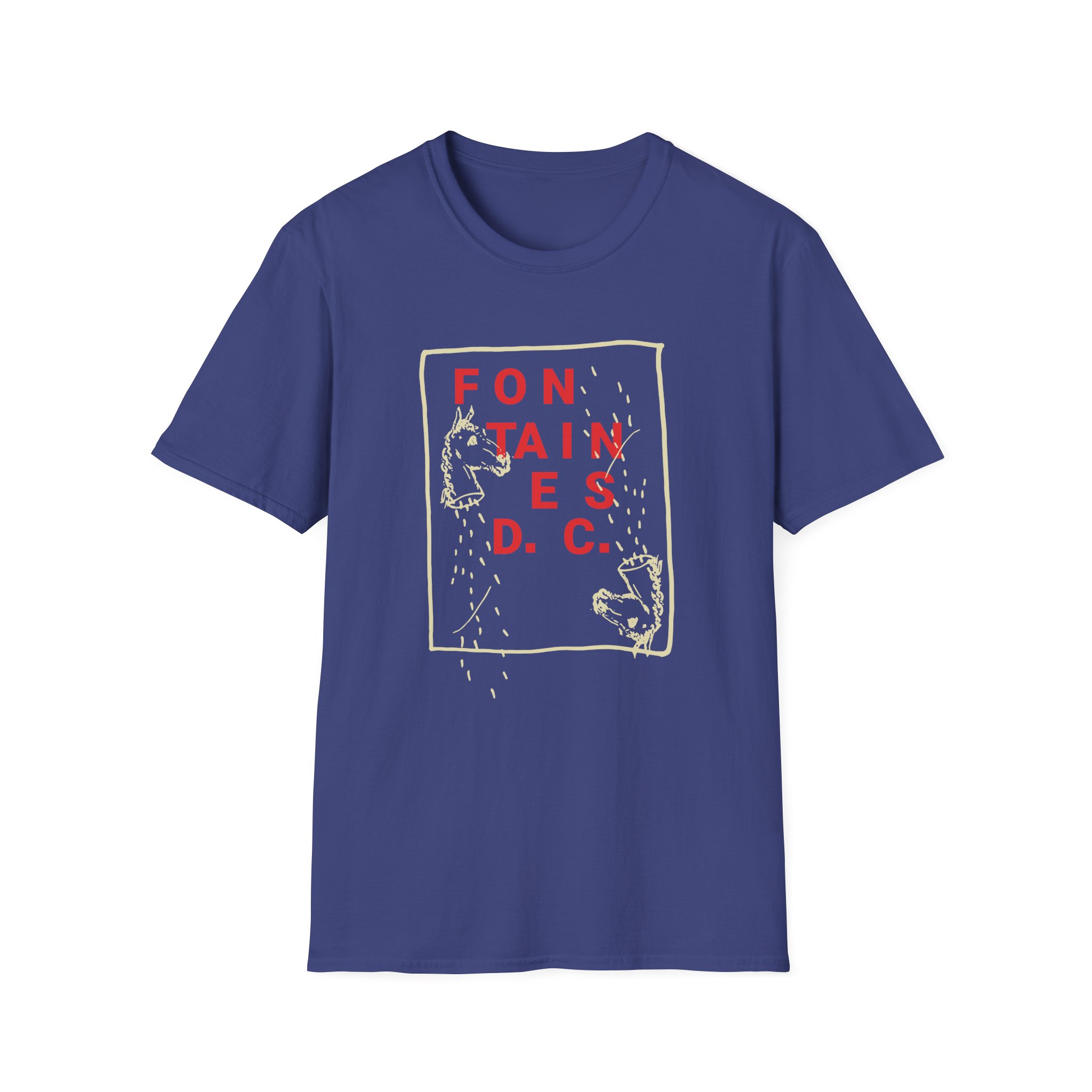 Fontaines Horse Head Unisex Softstyle T-Shirt - Image 11