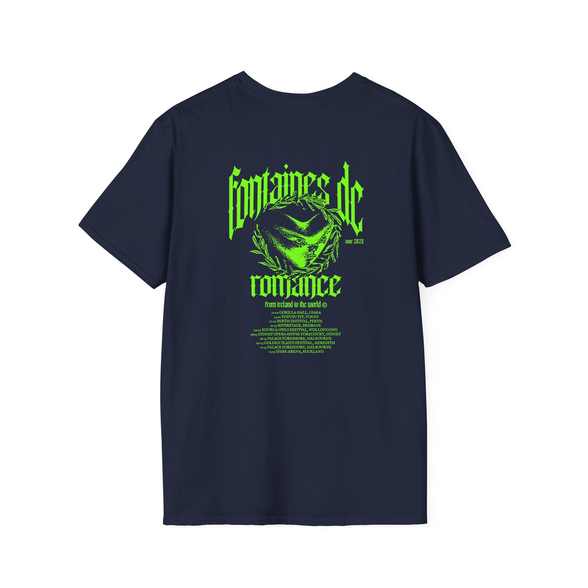 Fontaines D.C. Tour Unisex Softstyle T-Shirt - Image 16