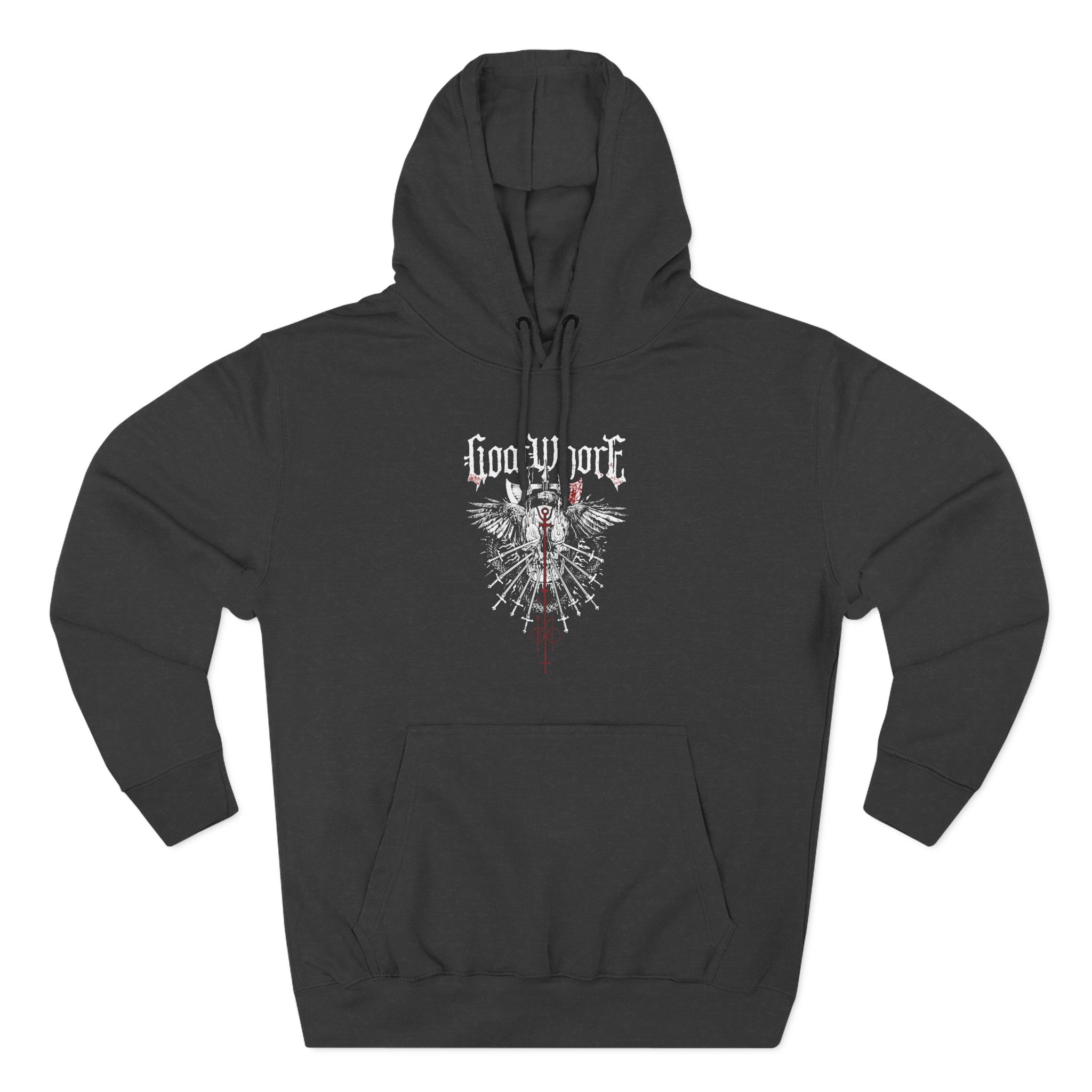 Goatwhore Venomous Evocation Three-Panel Fleece Hoodie - Image 3