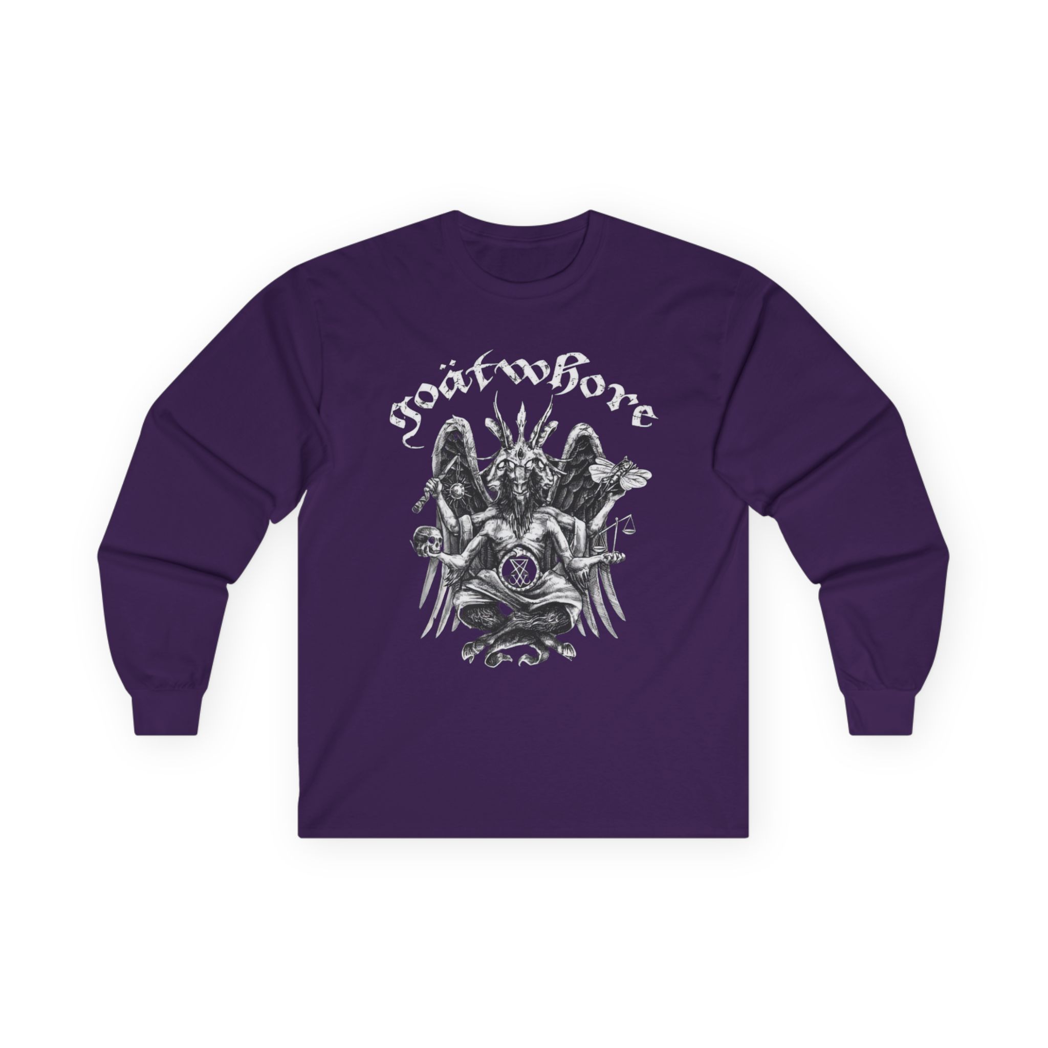 Goatwhore who Needs a God When You've Got Satan Unisex Ultra Cotton Long Sleeve Tee - Image 9