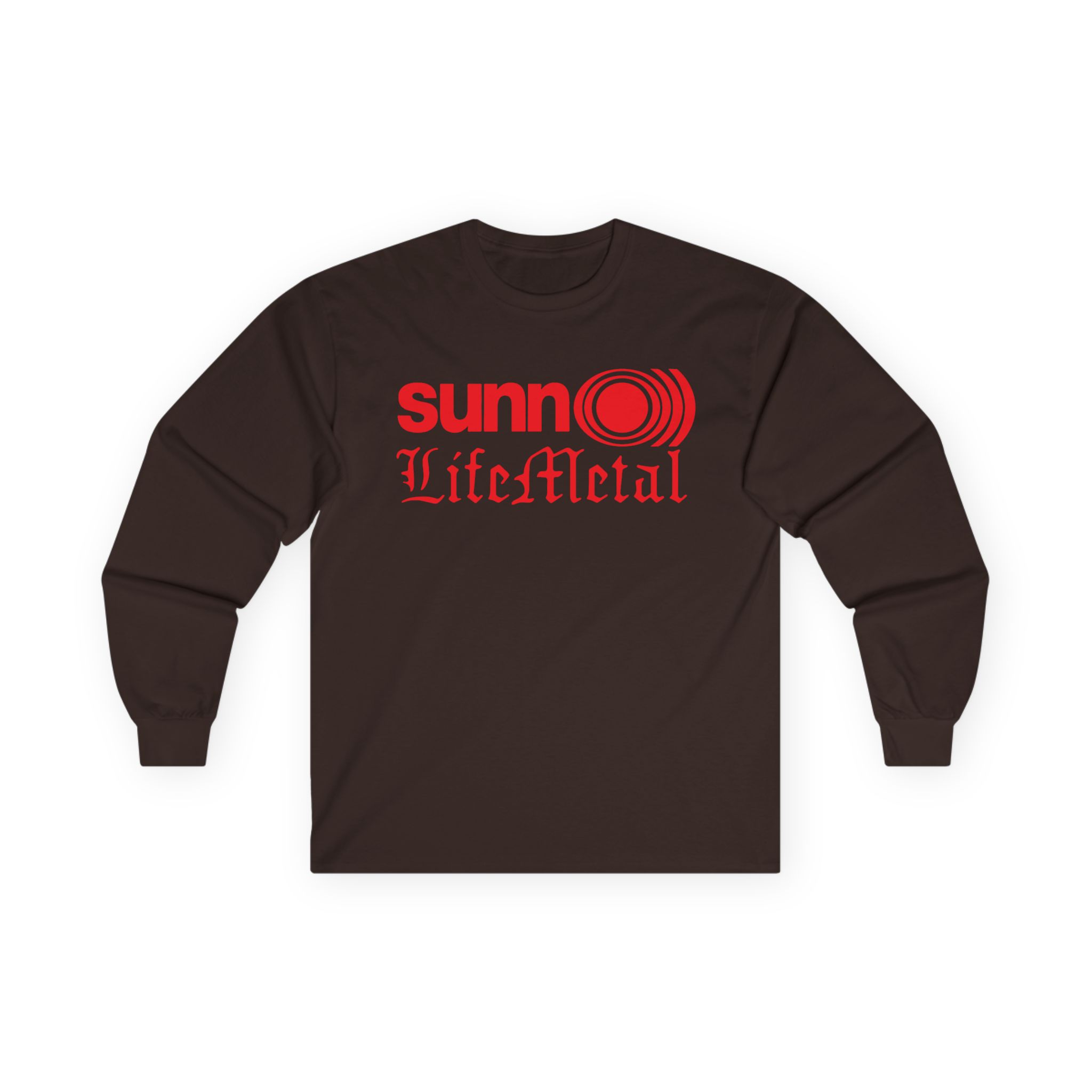 Sunn O Life Metal Logo Unisex Ultra Cotton Long Sleeve Tee - Image 11