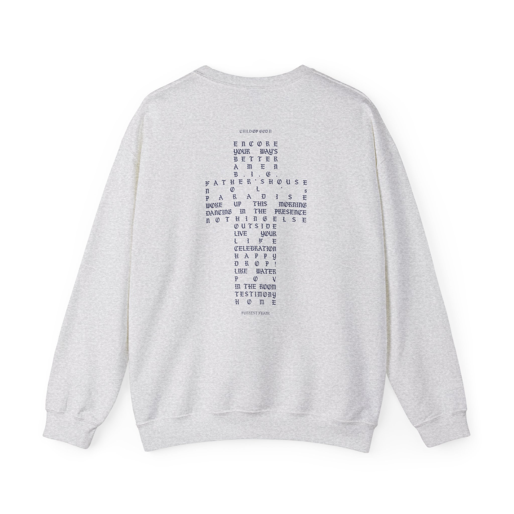 Forrest Frank Child of God Ii Tracklist Unisex Heavy Blend™ Crewneck Sweatshirt - Image 6