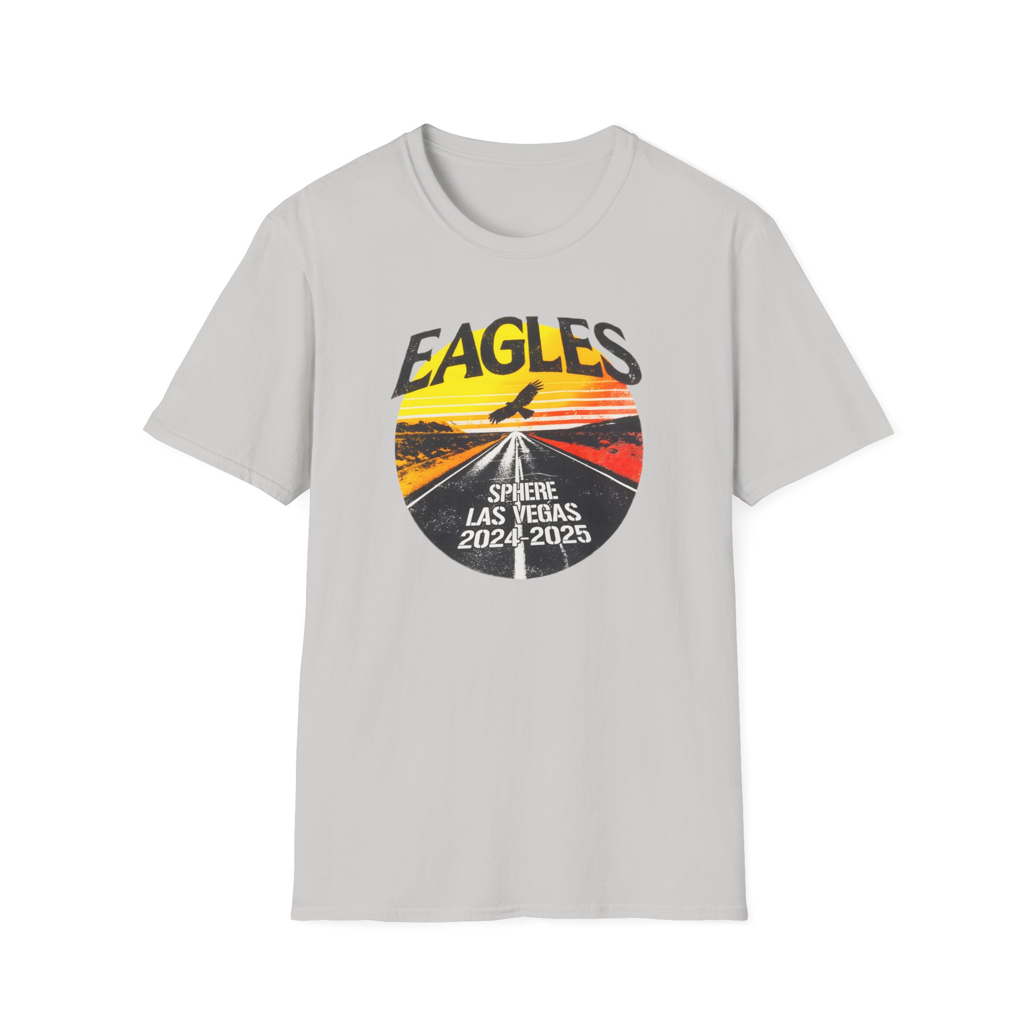 The Eagles Sphere 2024 / 2025 Sunset Unisex Softstyle T-Shirt - Image 5