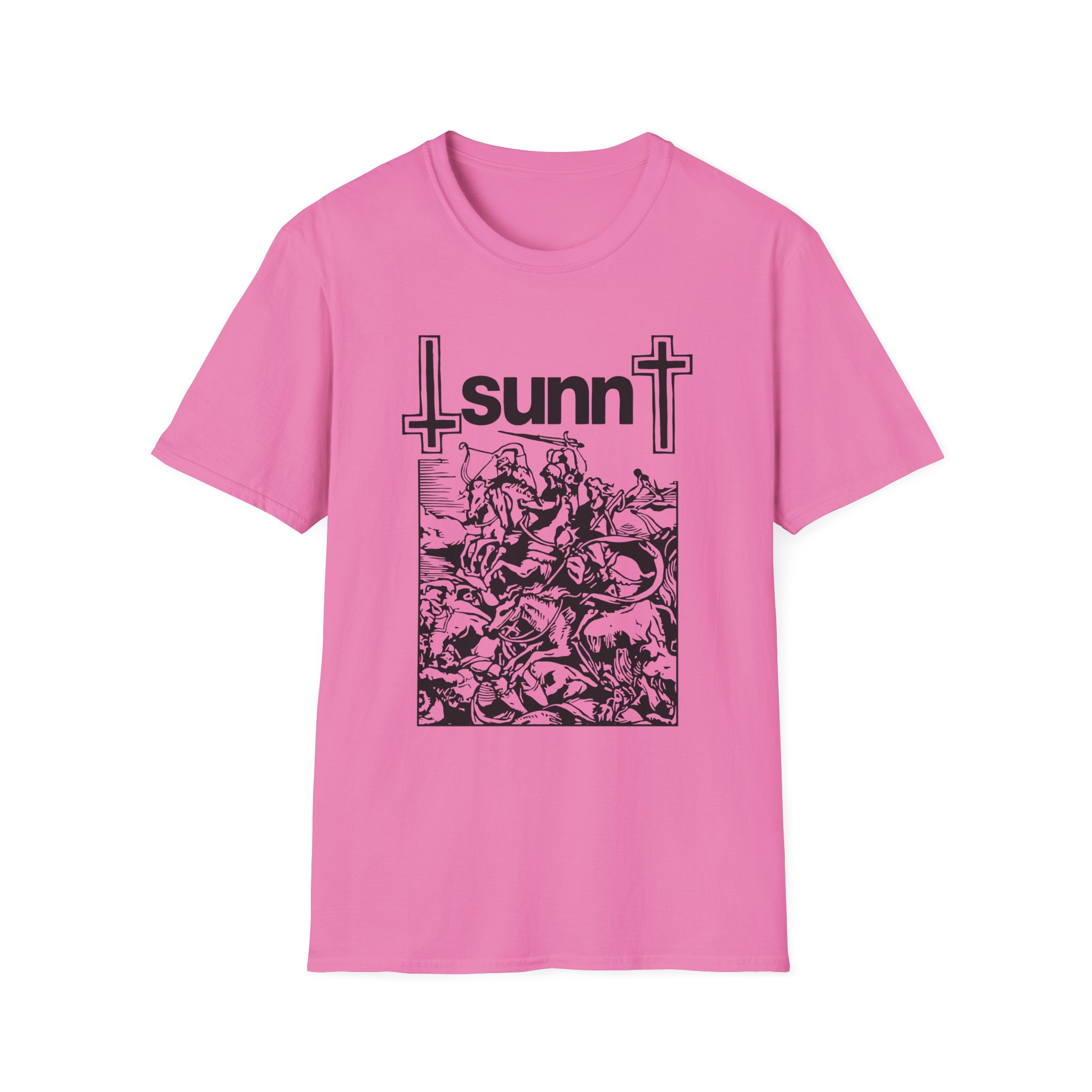 Sunn O Flight of the Behemoth Unisex Softstyle T-Shirt - Image 27