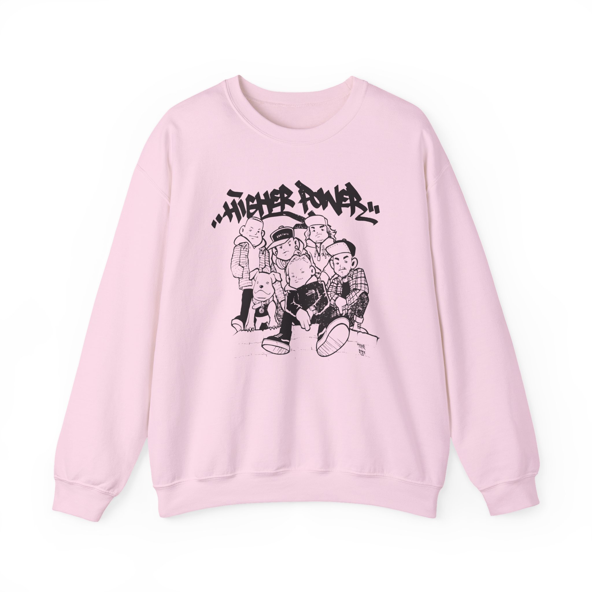 Higher Power Os Ringer Unisex Heavy Blend™ Crewneck Sweatshirt - Image 11